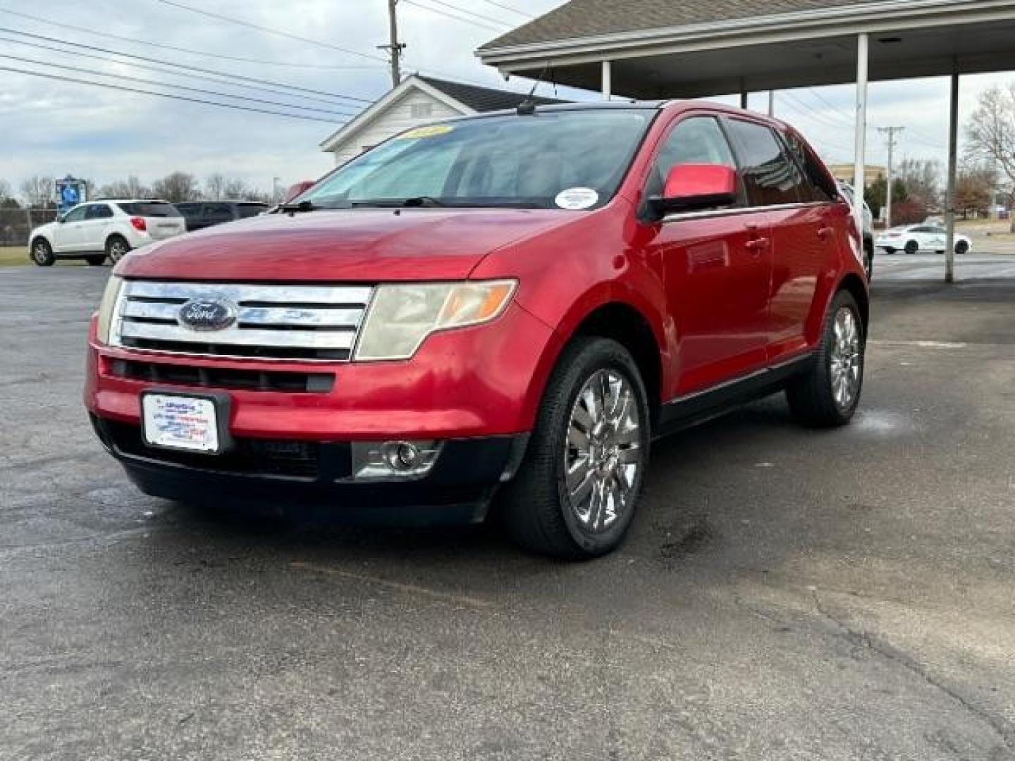 2010 Red Candy Metallic Ford Edge Limited FWD (2FMDK3KC0AB) with an 3.5L V6 DOHC 24V engine, 6-Speed Automatic transmission, located at 401 Woodman Dr, Riverside, OH, 45431, (937) 908-9800, 39.760899, -84.123421 - Photo#2