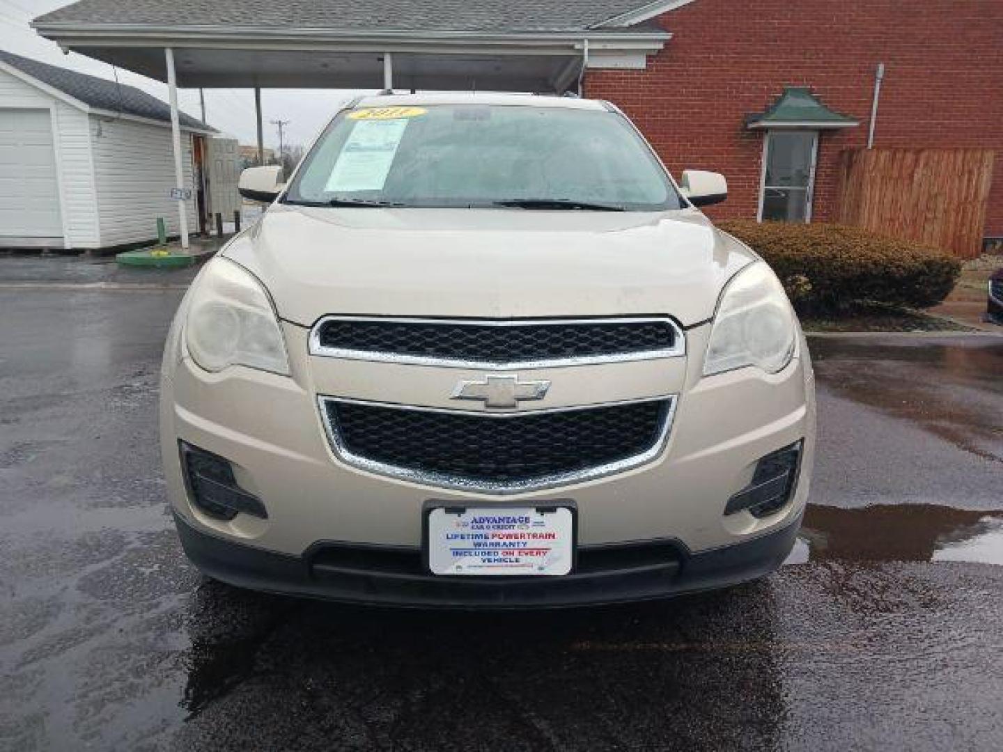 2011 Gold Mist Metallic Chevrolet Equinox 1LT 2WD (2GNALDEC2B1) with an 2.4L L4 DOHC 16V engine, 6-Speed Automatic transmission, located at 1099 N County Rd 25A , Troy, OH, 45373, (937) 908-9800, 40.057079, -84.212883 - Photo#1