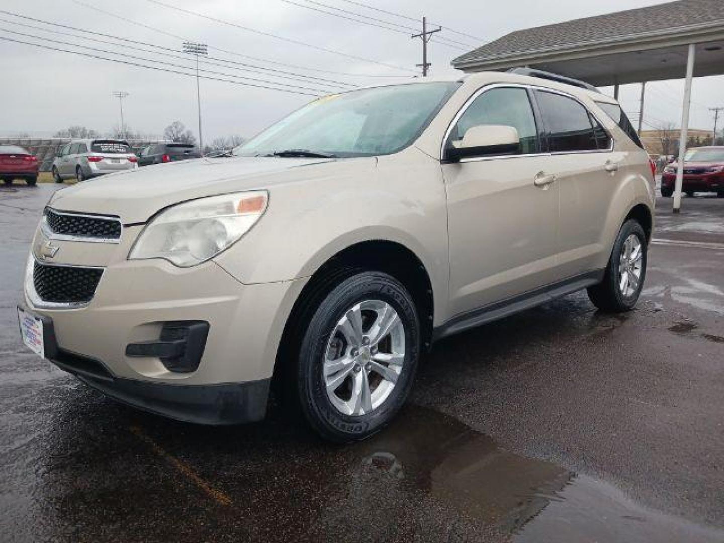 2011 Gold Mist Metallic Chevrolet Equinox 1LT 2WD (2GNALDEC2B1) with an 2.4L L4 DOHC 16V engine, 6-Speed Automatic transmission, located at 1099 N County Rd 25A , Troy, OH, 45373, (937) 908-9800, 40.057079, -84.212883 - Photo#2