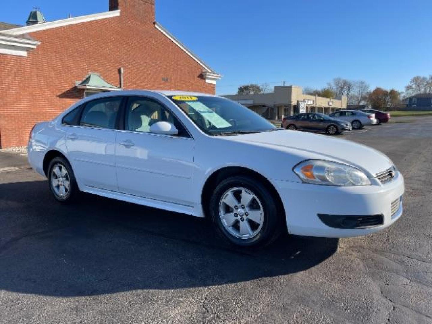 2011 Summit White Chevrolet Impala LT (2G1WG5EK0B1) with an 3.5L V6 OHV 16V FFV engine, 4-Speed Automatic transmission, located at 880 E. National Road, Vandalia, OH, 45377, (937) 908-9800, 39.891918, -84.183594 - Photo#0