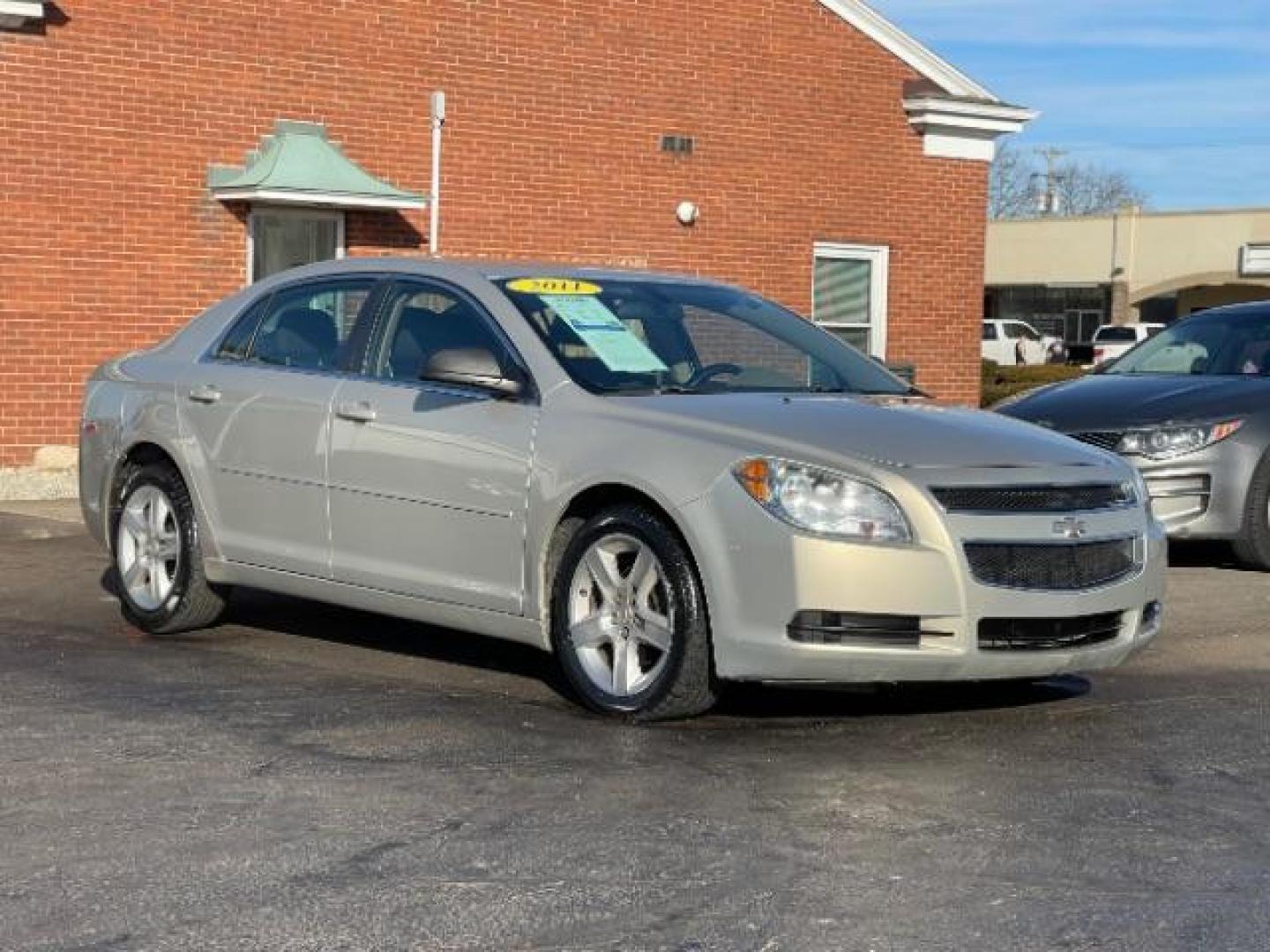 2011 Gold Chevrolet Malibu Fleet (1G1ZA5E17BF) with an 2.4L L4 DOHC 16V engine, 6-Speed Automatic transmission, located at 1184 Kauffman Ave, Fairborn, OH, 45324, (937) 908-9800, 39.807072, -84.030914 - Photo#0