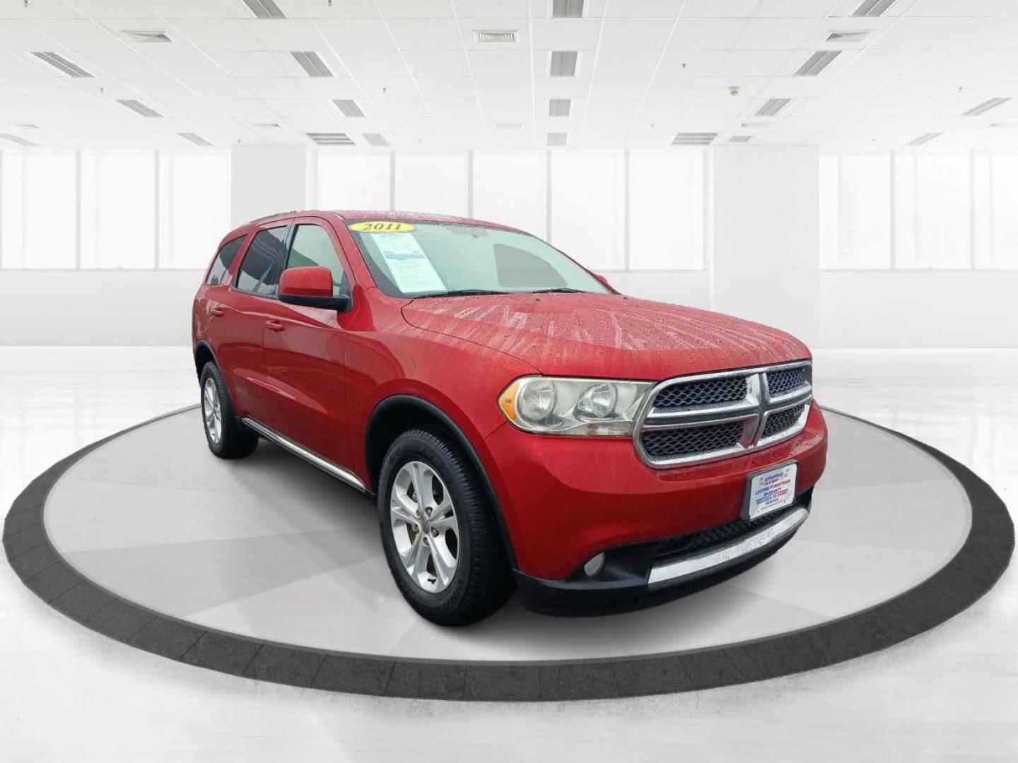 2011 Inferno Red Crystal Pearl Dodge Durango (1D4RE2GG1BC) with an 3.6L V6 DOHC 24V engine, 5-Speed Automatic transmission, located at 1230 East Main St, Xenia, OH, 45385, (937) 908-9800, 39.688026, -83.910172 - Photo#0