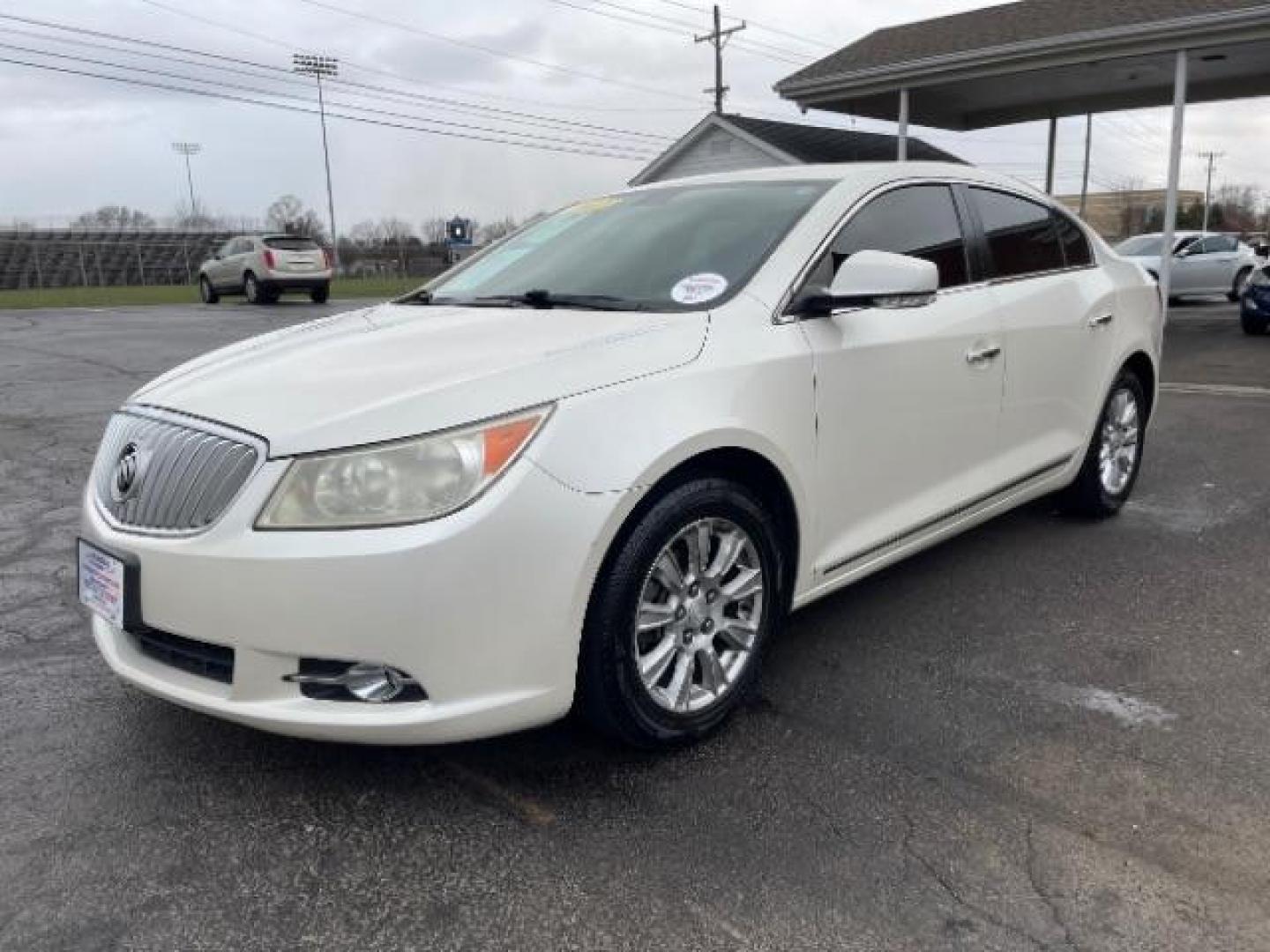 2012 Summit White Buick LaCrosse Leather Package (1G4GC5ER0CF) with an 2.4L L4 DOHC 16V engine, 6-Speed Automatic transmission, located at 1230 East Main St, Xenia, OH, 45385, (937) 908-9800, 39.688026, -83.910172 - Photo#1