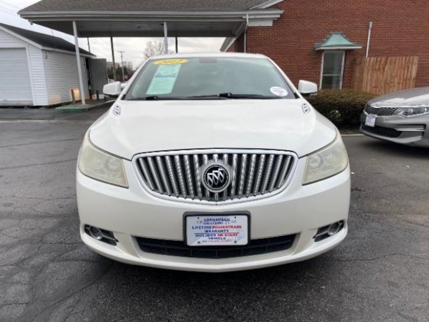 2012 Summit White Buick LaCrosse Leather Package (1G4GC5ER0CF) with an 2.4L L4 DOHC 16V engine, 6-Speed Automatic transmission, located at 1230 East Main St, Xenia, OH, 45385, (937) 908-9800, 39.688026, -83.910172 - Photo#2