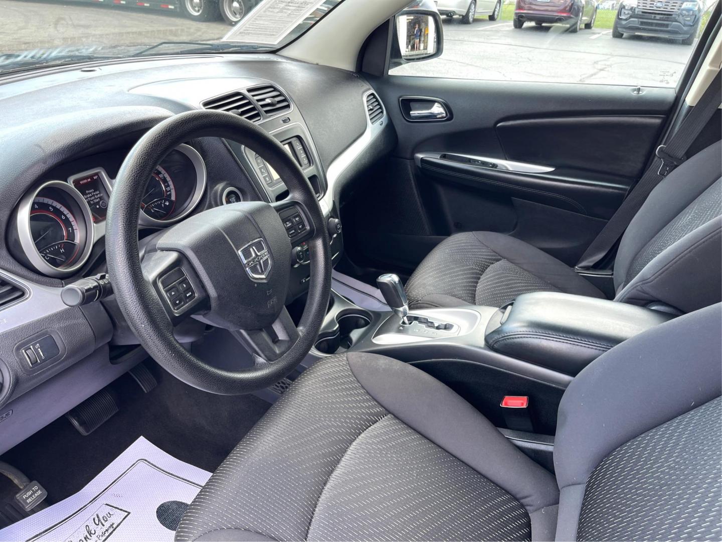 2012 White Dodge Journey (3C4PDCBB6CT) with an 2.4L L6 DOHC 16V engine, 6-Speed Automatic transmission, located at 1230 East Main St, Xenia, OH, 45385, (937) 908-9800, 39.688026, -83.910172 - Photo#8