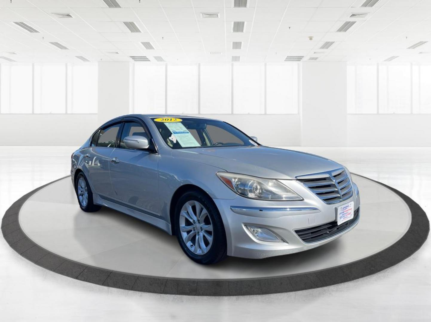 2012 Platinum Metallic Hyundai Genesis 3.8L (KMHGC4DD8CU) with an 3.8L V6 DOHC 24V engine, 6-Speed Automatic transmission, located at 1099 N County Rd 25A , Troy, OH, 45373, (937) 908-9800, 40.057079, -84.212883 - Photo#0