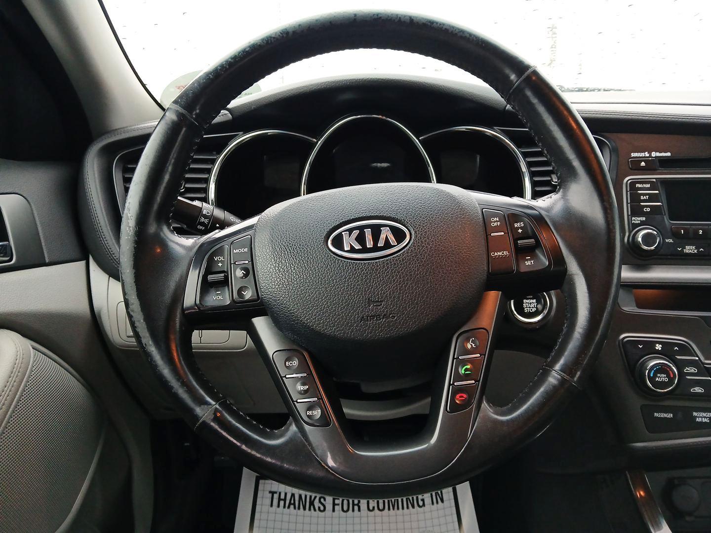 2012 Kia Optima EX (5XXGN4A7XCG) with an 2.4L L4 DOHC 16V engine, 6-Speed Automatic transmission, located at 401 Woodman Dr, Riverside, OH, 45431, (937) 908-9800, 39.760899, -84.123421 - 2012 Kia Optima EX - Photo#15