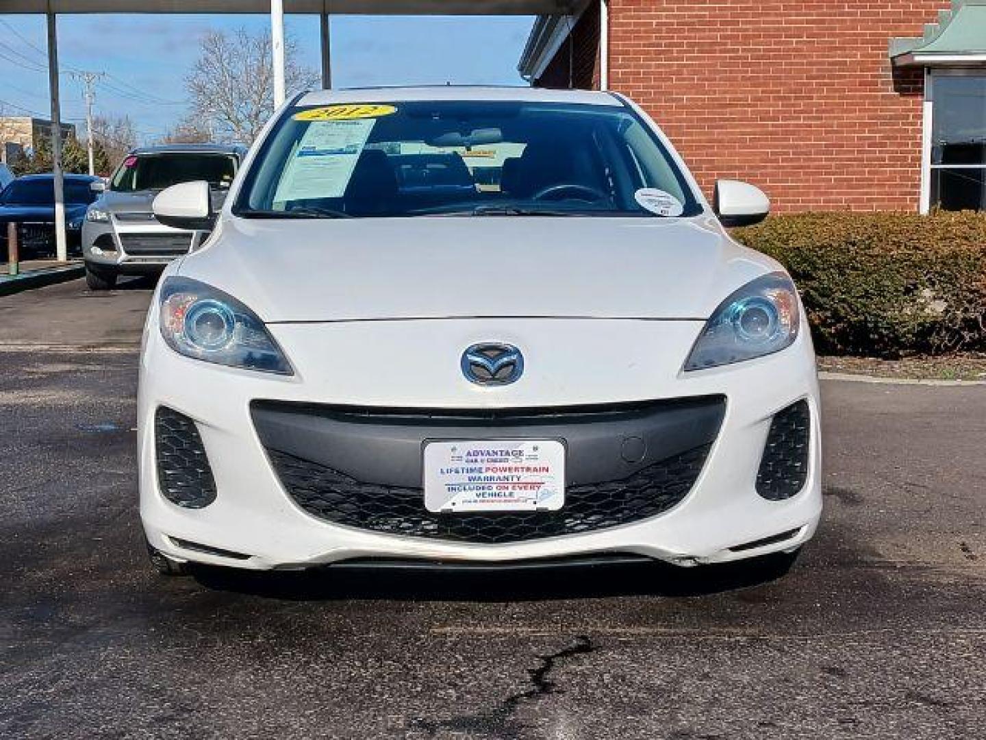 2012 Crystal White Pearl Mica Mazda MAZDA3 I Grand Touring 5-Door (JM1BL1M79C1) with an 2.0L L4 DOHC 16V engine, located at 1951 S Dayton Lakeview Rd., New Carlisle, OH, 45344, (937) 908-9800, 39.890999, -84.050255 - Photo#1