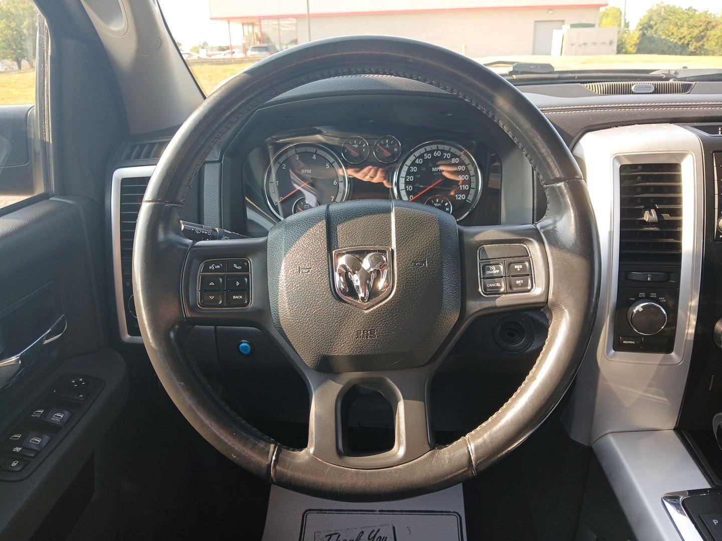 2012 True Blue Pearl RAM 1500 Sport Quad Cab 4WD (1C6RD7HT2CS) with an 5.7L V8 OHV 16V engine, 6-Speed Automatic transmission, located at 880 E. National Road, Vandalia, OH, 45377, (937) 908-9800, 39.891918, -84.183594 - Photo#15