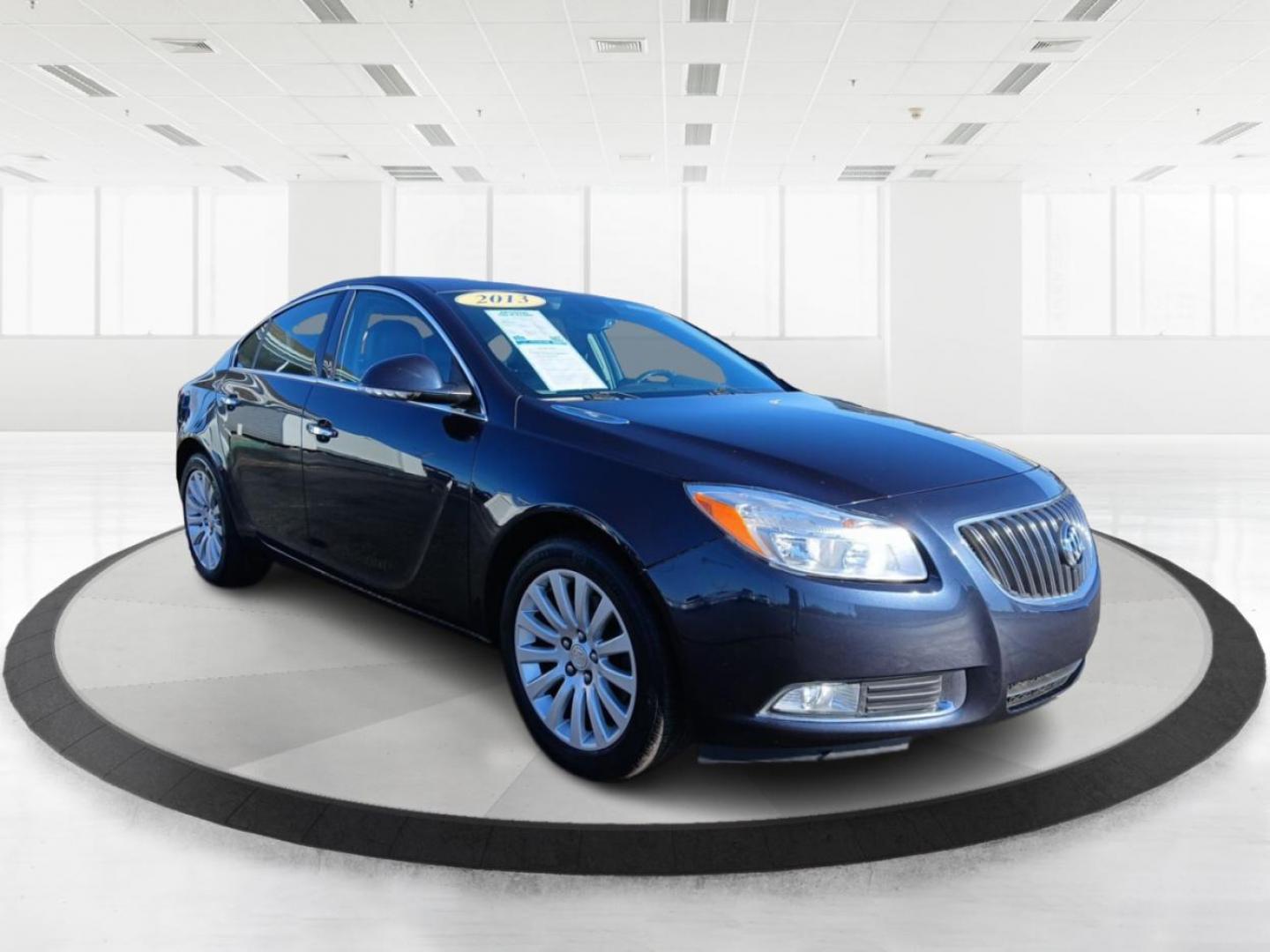 2013 Dark Blue Metallic Buick Regal Turbo Premium 1 (2G4GS5EV7D9) with an 2.0L L4 DOHC 16V TURBO engine, 6-Speed Automatic transmission, located at 4508 South Dixie Dr, Moraine, OH, 45439, (937) 908-9800, 39.689976, -84.218452 - Photo#0