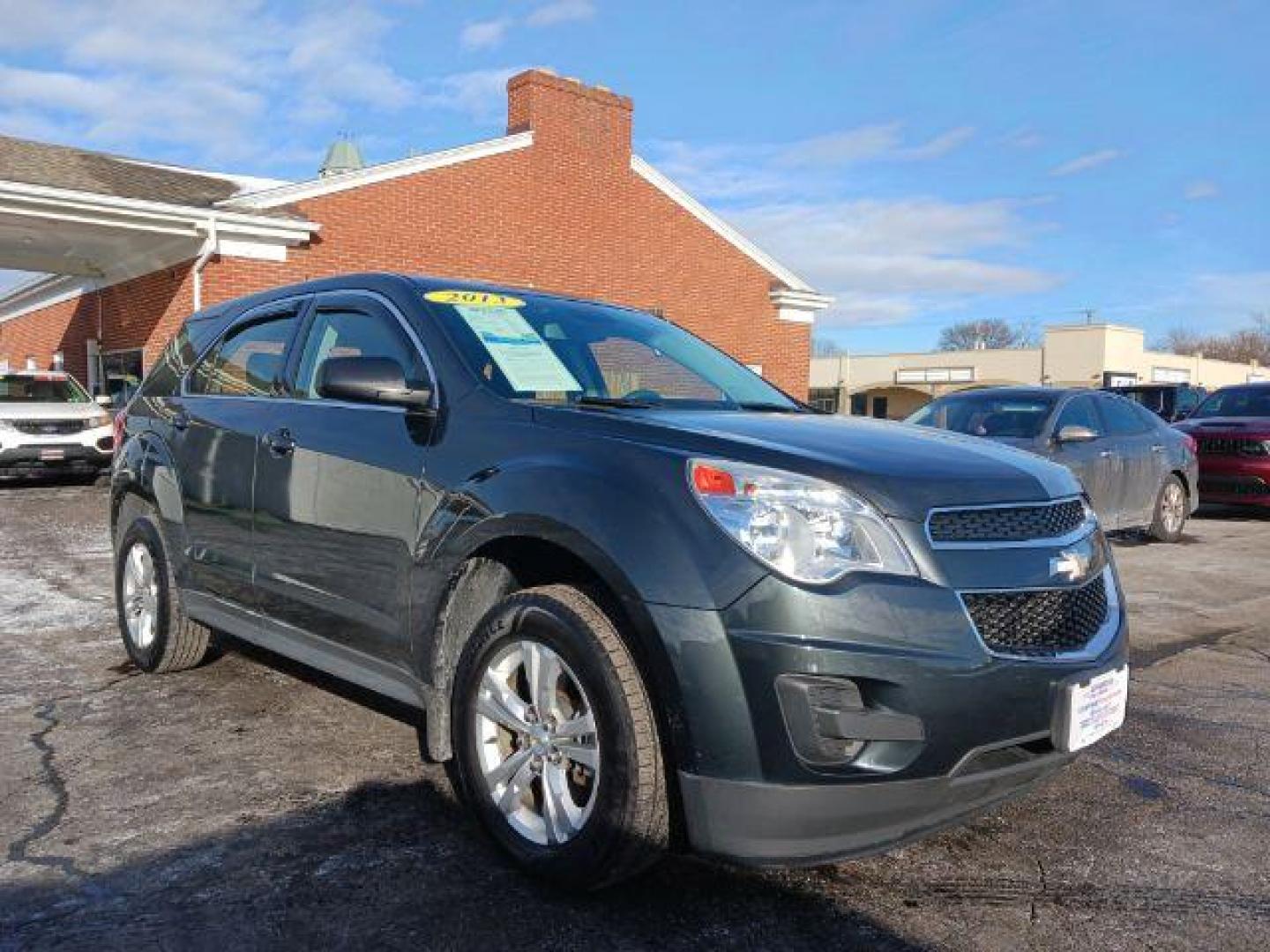 2013 Ashen Gray Metallic Chevrolet Equinox LS 2WD (2GNALBEK1D1) with an 2.4L L4 DOHC 16V engine, 6-Speed Automatic transmission, located at 4508 South Dixie Dr, Moraine, OH, 45439, (937) 908-9800, 39.689976, -84.218452 - Photo#0