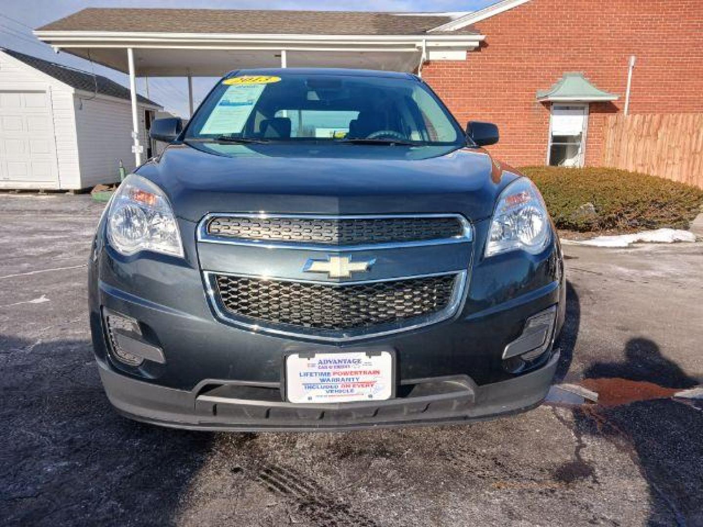 2013 Ashen Gray Metallic Chevrolet Equinox LS 2WD (2GNALBEK1D1) with an 2.4L L4 DOHC 16V engine, 6-Speed Automatic transmission, located at 4508 South Dixie Dr, Moraine, OH, 45439, (937) 908-9800, 39.689976, -84.218452 - Photo#1