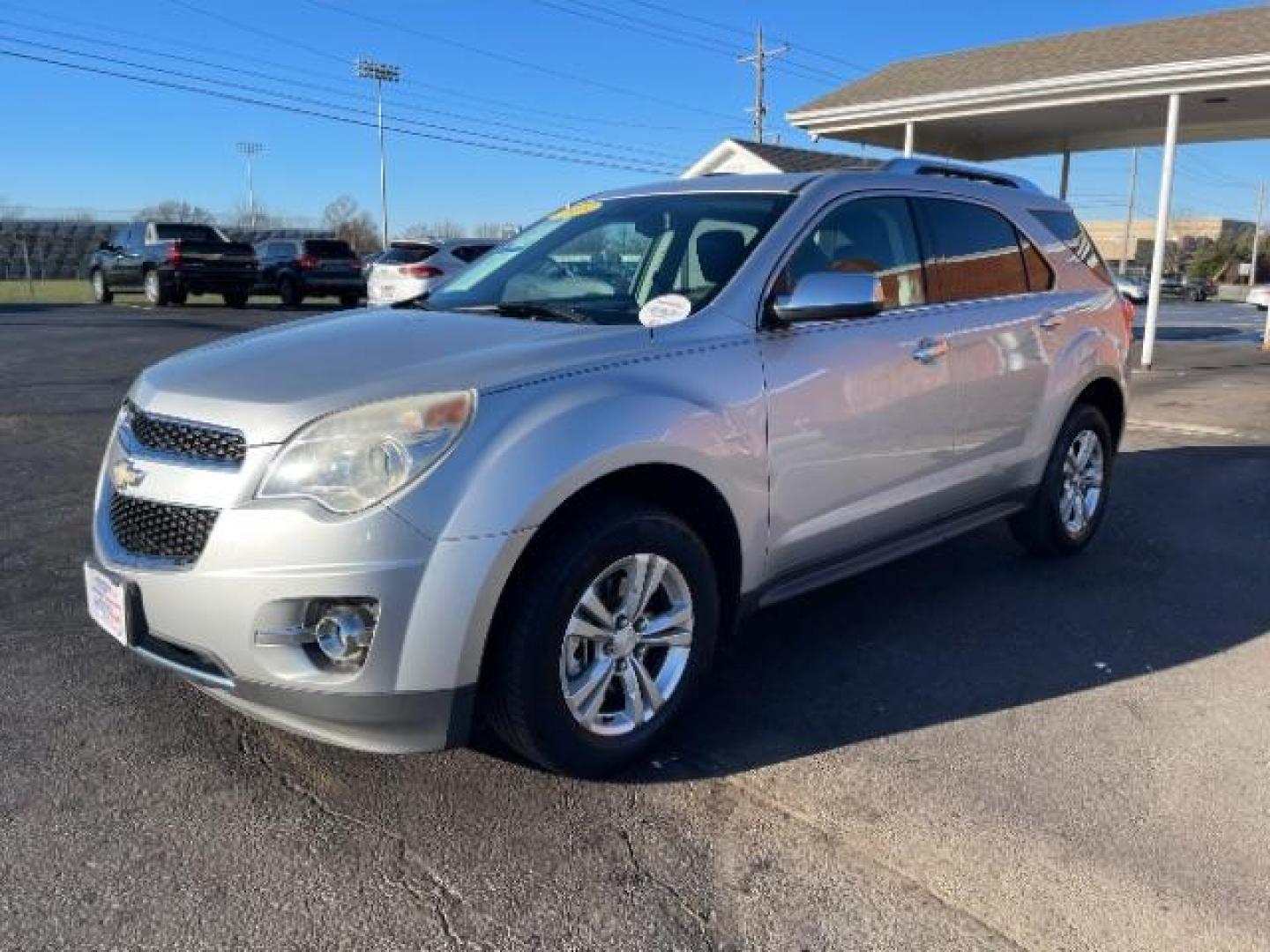 2013 Silver Ice Metallic Chevrolet Equinox LTZ 2WD (2GNALFEK0D6) with an 2.4L L4 DOHC 16V engine, 6-Speed Automatic transmission, located at 880 E. National Road, Vandalia, OH, 45377, (937) 908-9800, 39.891918, -84.183594 - Photo#1