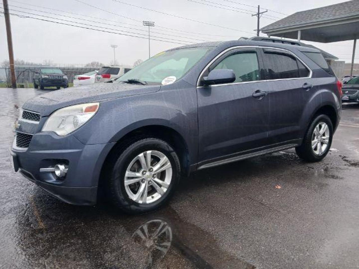 2013 Atlantis Blue Metallic Chevrolet Equinox 2LT AWD (2GNFLNEK3D6) with an 2.4L L4 DOHC 16V engine, 6-Speed Automatic transmission, located at 880 E. National Road, Vandalia, OH, 45377, (937) 908-9800, 39.891918, -84.183594 - Photo#2