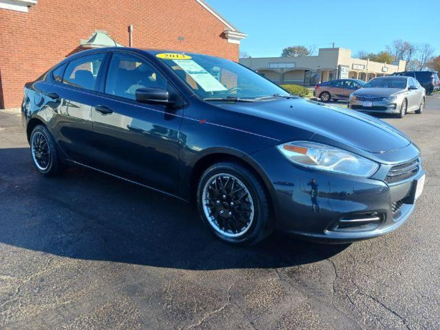 2013 Maximum Steel Metallic Dodge Dart SE (1C3CDFAAXDD) with an 2.0L L4 DOHC 16V TURBO engine, located at 4508 South Dixie Dr, Moraine, OH, 45439, (937) 908-9800, 39.689976, -84.218452 - Photo#0