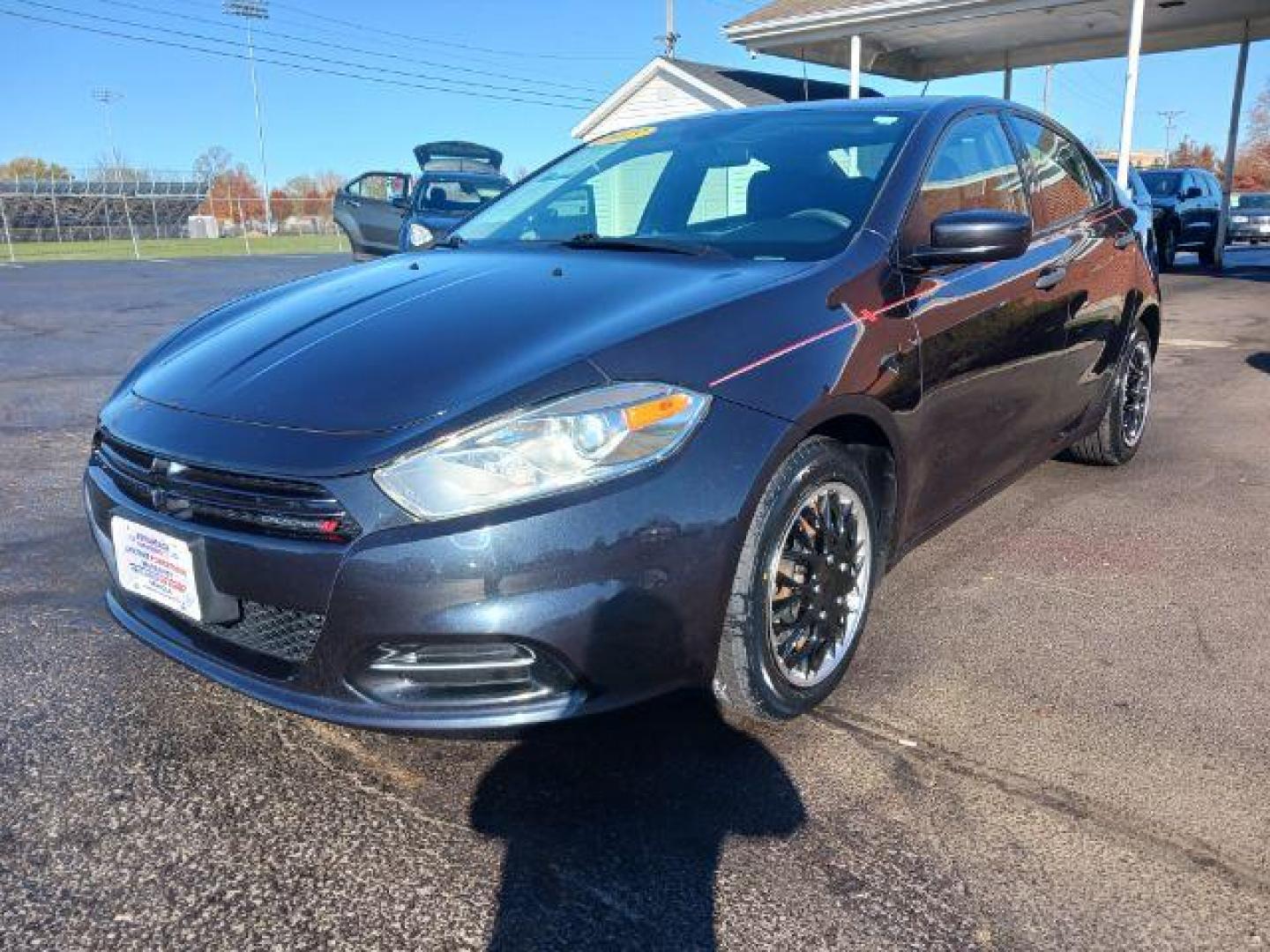 2013 Maximum Steel Metallic Dodge Dart SE (1C3CDFAAXDD) with an 2.0L L4 DOHC 16V TURBO engine, located at 4508 South Dixie Dr, Moraine, OH, 45439, (937) 908-9800, 39.689976, -84.218452 - Photo#2