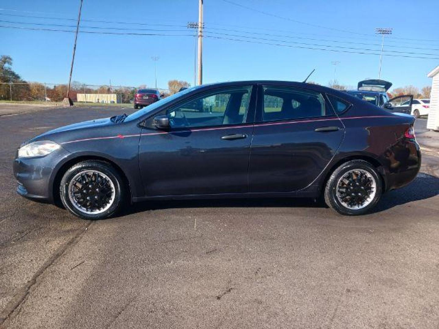 2013 Maximum Steel Metallic Dodge Dart SE (1C3CDFAAXDD) with an 2.0L L4 DOHC 16V TURBO engine, located at 4508 South Dixie Dr, Moraine, OH, 45439, (937) 908-9800, 39.689976, -84.218452 - Photo#3