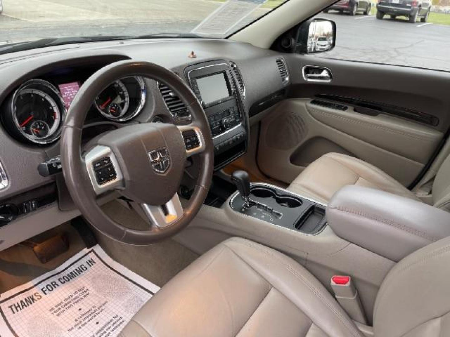 2013 Brilliant Black Crystal Pearl Dodge Durango Crew AWD (1C4RDJDG4DC) with an 3.6L V6 DOHC 24V engine, 5-Speed Automatic transmission, located at 1099 N County Rd 25A , Troy, OH, 45373, (937) 908-9800, 40.057079, -84.212883 - Photo#6