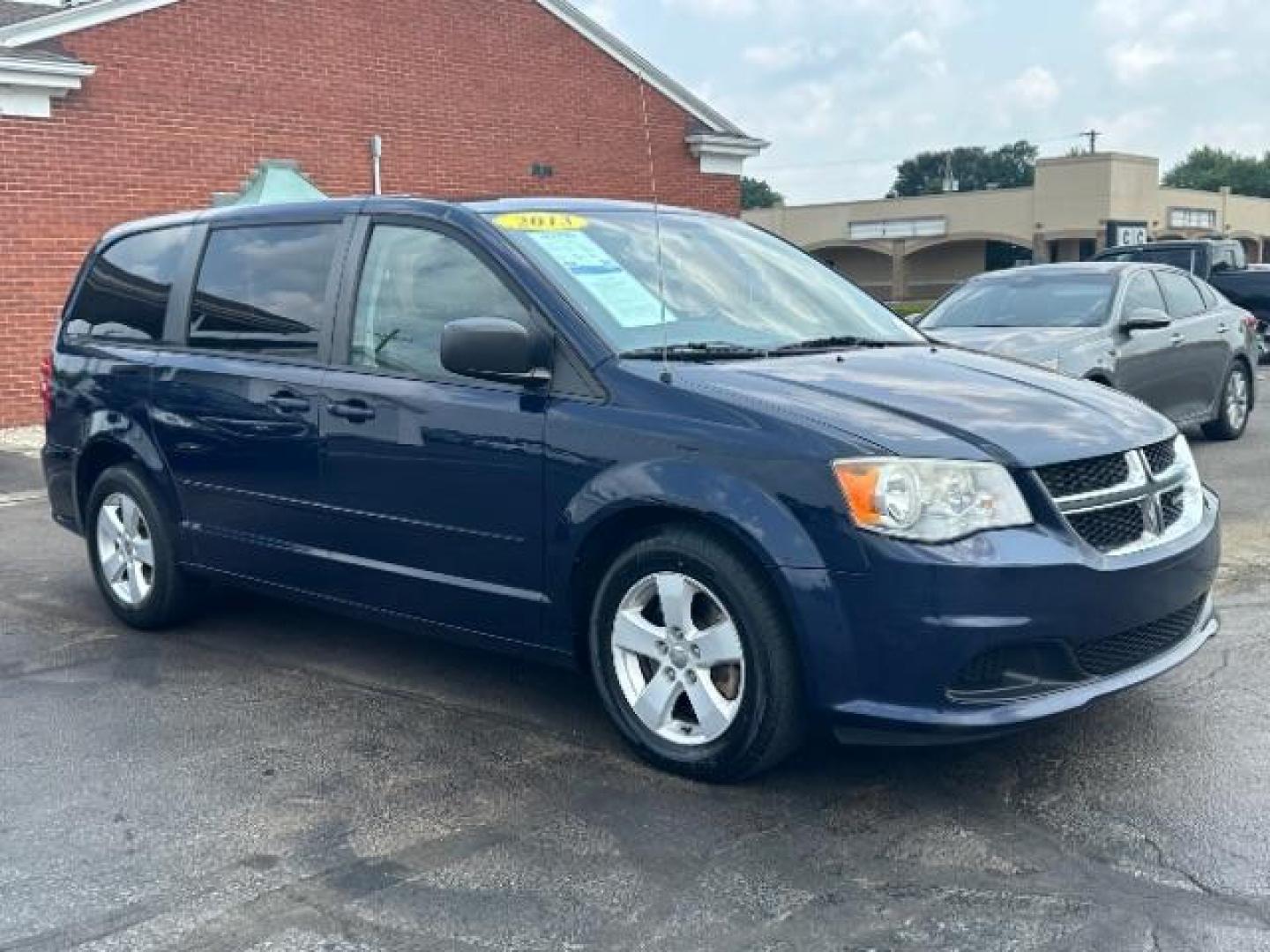 2013 Blue Streak Pearl Dodge Grand Caravan SE (2C4RDGBG1DR) with an 3.6L V6 DOHC 24V engine, 6-Speed Automatic transmission, located at 401 Woodman Dr, Riverside, OH, 45431, (937) 908-9800, 39.760899, -84.123421 - Photo#0