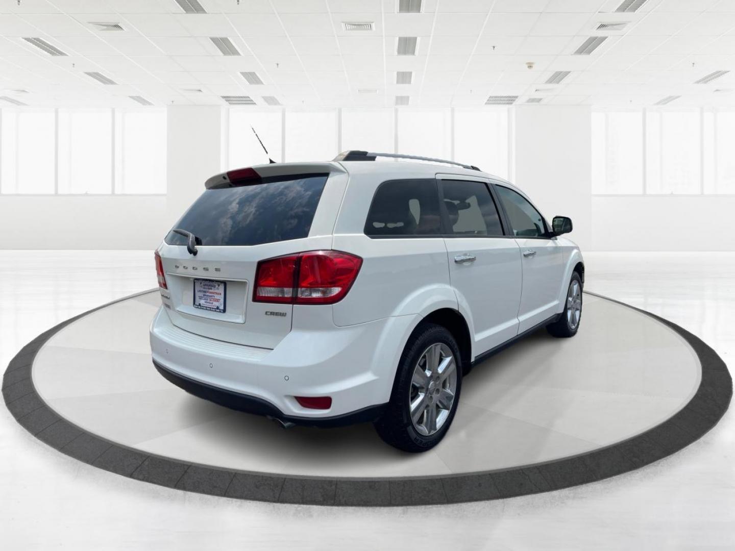 2013 White Dodge Journey Crew (3C4PDCDG1DT) with an 3.6L V6 DOHC 24V engine, 6-Speed Automatic transmission, located at 880 E. National Road, Vandalia, OH, 45377, (937) 908-9800, 39.891918, -84.183594 - Photo#2