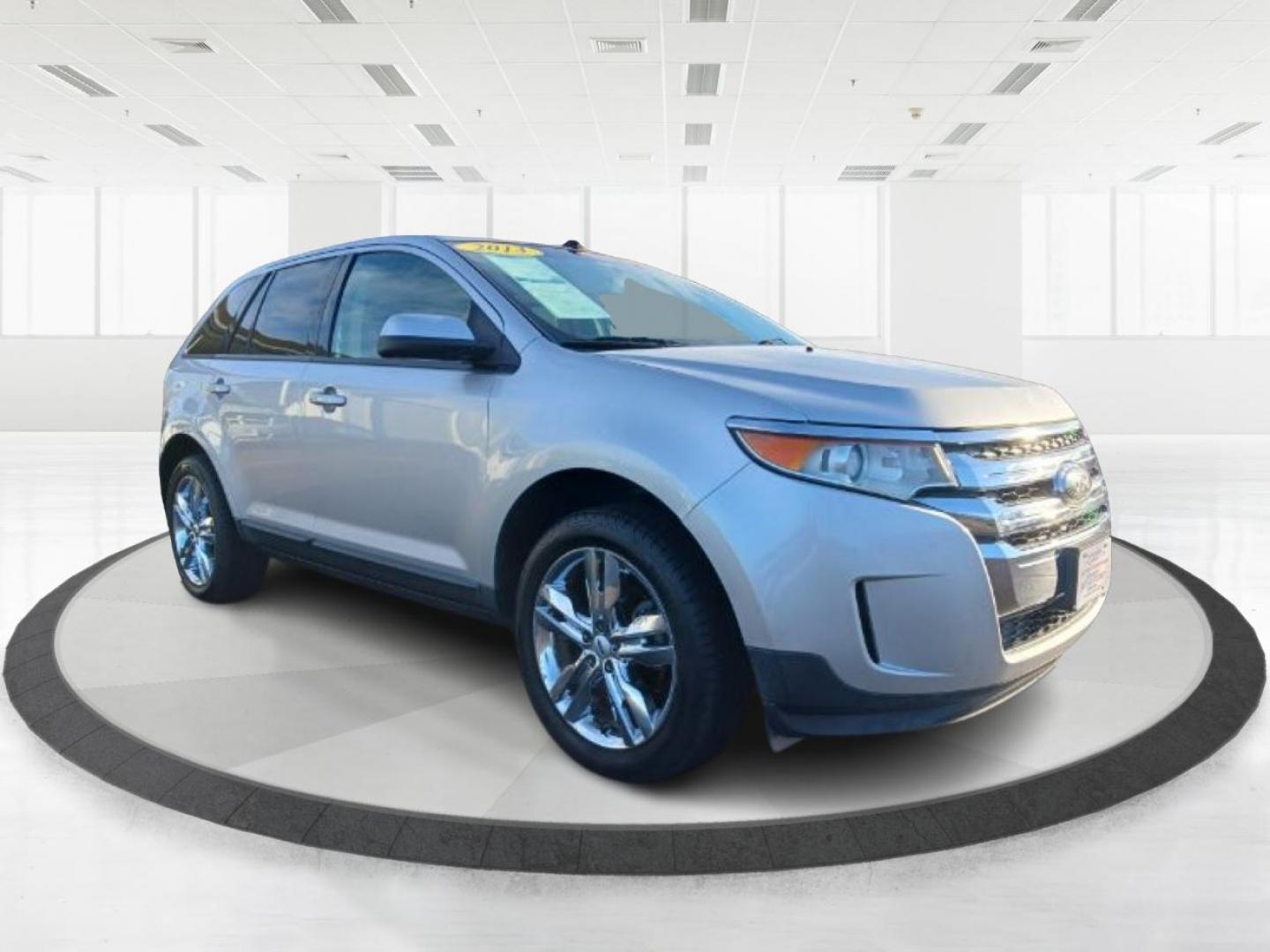 2013 Ingot Silver Metallic Ford Edge SEL FWD (2FMDK3JC8DB) with an 3.5L V6 DOHC 24V engine, 6-Speed Automatic transmission, located at 1230 East Main St, Xenia, OH, 45385, (937) 908-9800, 39.688026, -83.910172 - Photo#0