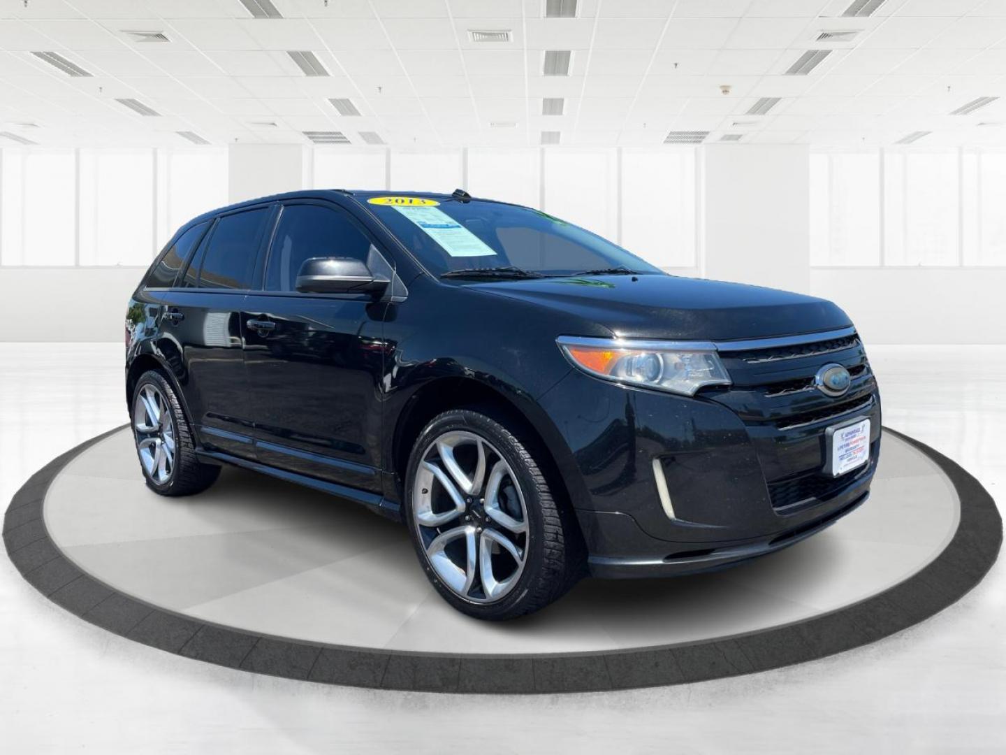 2013 Tuxedo Black Metallic Ford Edge Sport FWD (2FMDK3AK4DB) with an 3.7L V6 DOHC 24V engine, 6-Speed Automatic transmission, located at 1099 N County Rd 25A , Troy, OH, 45373, (937) 908-9800, 40.057079, -84.212883 - Photo#0