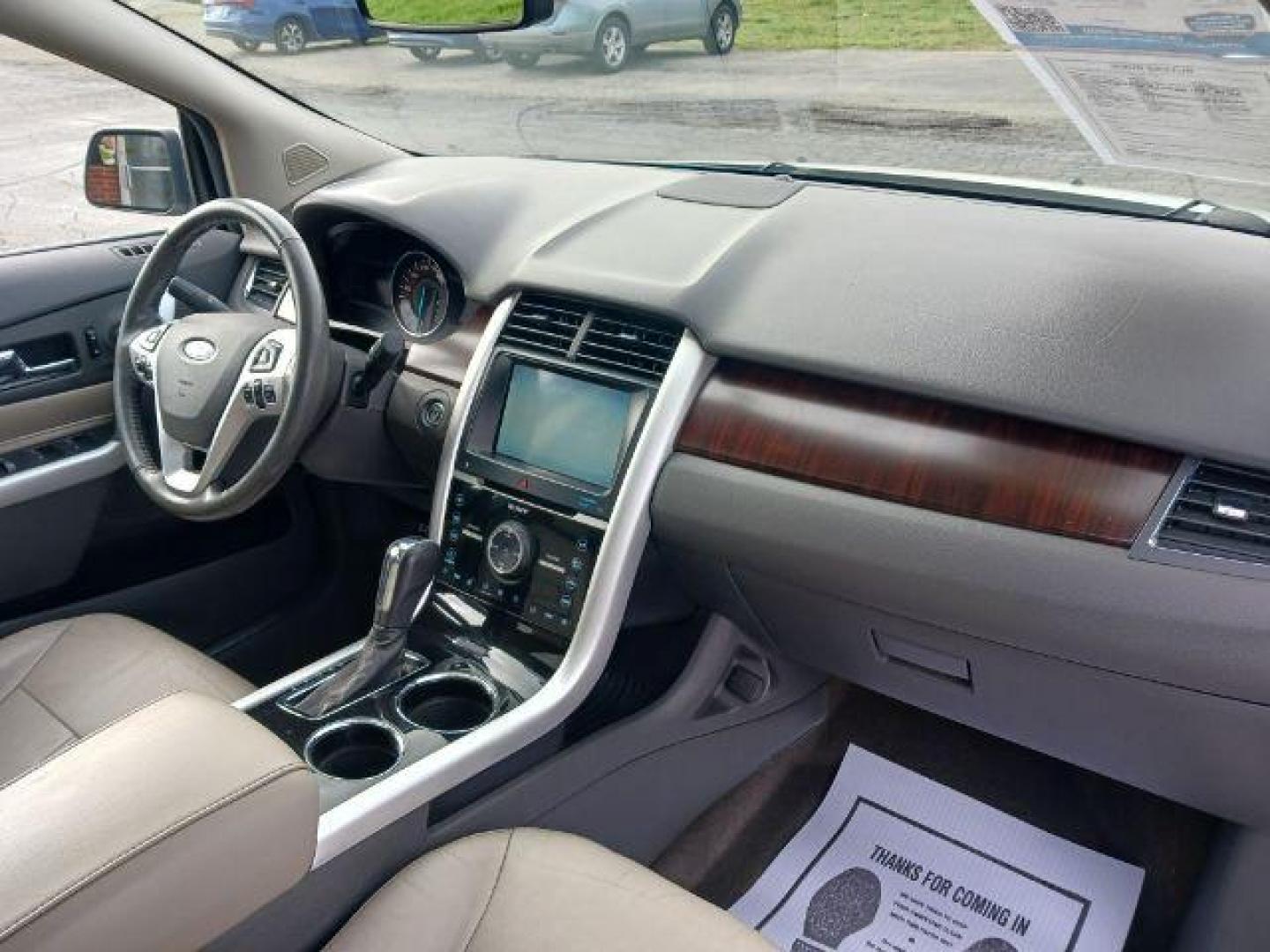 2013 White Platinum Tricoat Metallic Ford Edge Limited FWD (2FMDK3K96DB) with an 2.0L L4 DOHC 16V engine, 6-Speed Automatic transmission, located at 1099 N County Rd 25A , Troy, OH, 45373, (937) 908-9800, 40.057079, -84.212883 - Photo#8