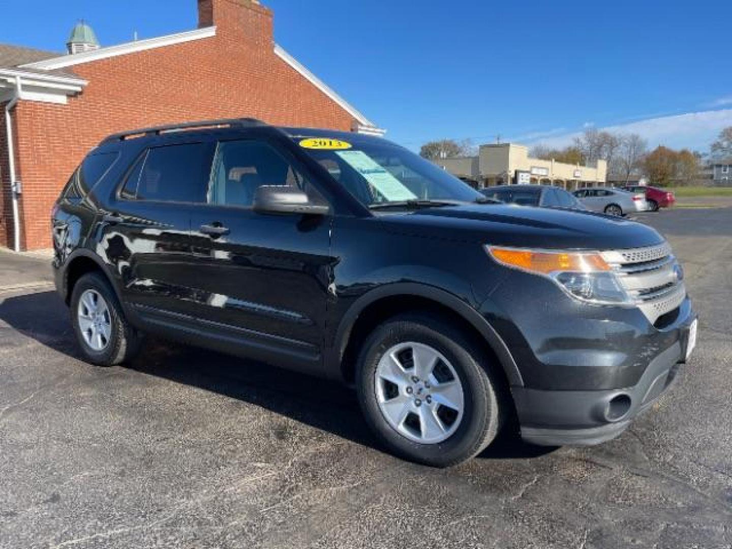 2013 Tuxedo Black Metallic Ford Explorer Base FWD (1FM5K7B99DG) with an 2.0L L4 DOHC 16V TURBO engine, 6-Speed Automatic transmission, located at 880 E. National Road, Vandalia, OH, 45377, (937) 908-9800, 39.891918, -84.183594 - Photo#0