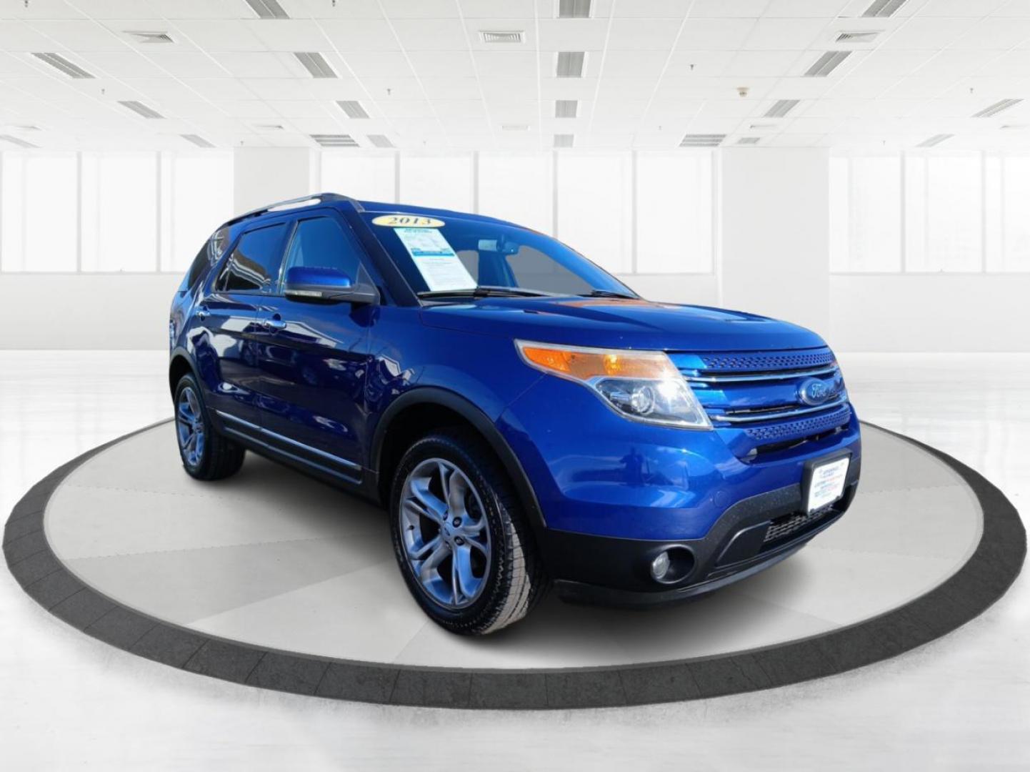 2013 Deep Impact Blue Metallic Ford Explorer Limited 4WD (1FM5K8F81DG) with an 3.5L V6 DOHC 24V engine, 6-Speed Automatic transmission, located at 4508 South Dixie Dr, Moraine, OH, 45439, (937) 908-9800, 39.689976, -84.218452 - Photo#0