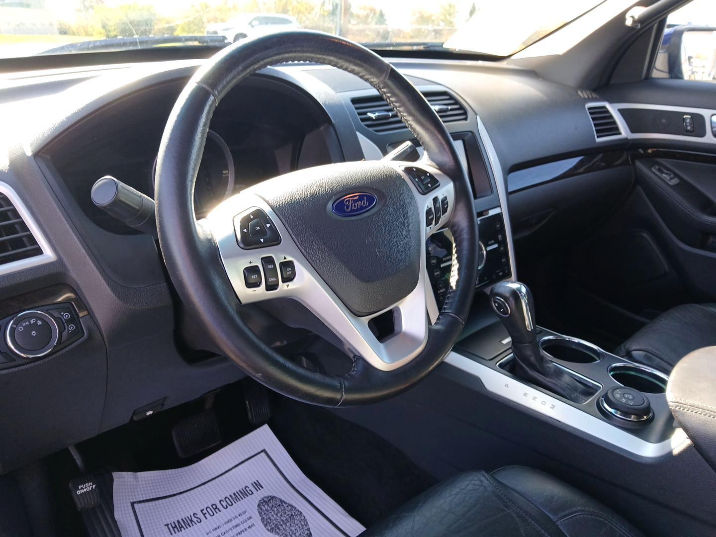 2013 Deep Impact Blue Metallic Ford Explorer Limited 4WD (1FM5K8F81DG) with an 3.5L V6 DOHC 24V engine, 6-Speed Automatic transmission, located at 4508 South Dixie Dr, Moraine, OH, 45439, (937) 908-9800, 39.689976, -84.218452 - Photo#8