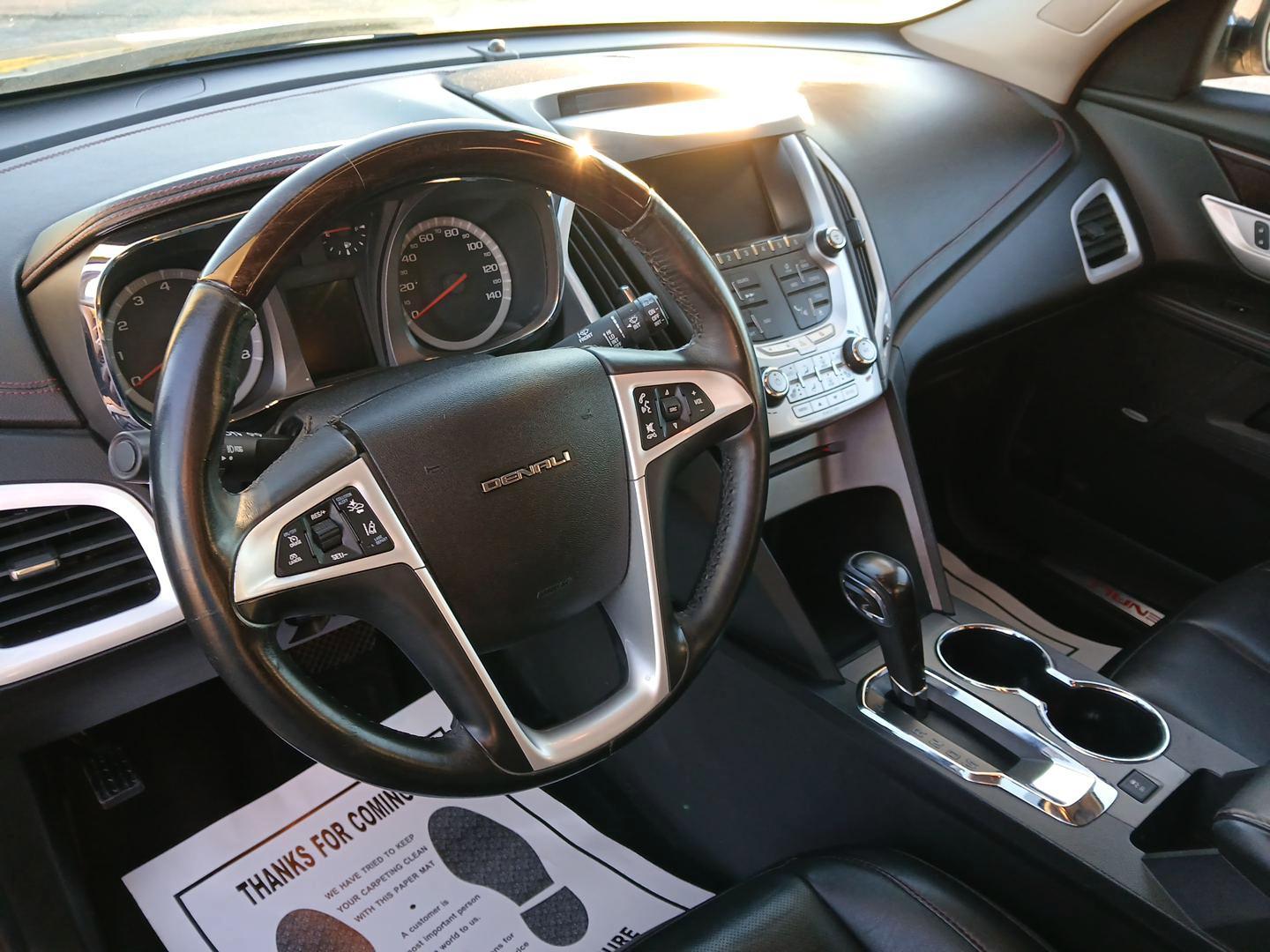 2013 Carbon Black Metallic GMC Terrain Denali AWD (2GKFLZE34D6) with an 3.6L V6 DOHC 24V engine, 6-Speed Automatic transmission, located at 880 E. National Road, Vandalia, OH, 45377, (937) 908-9800, 39.891918, -84.183594 - Photo#8