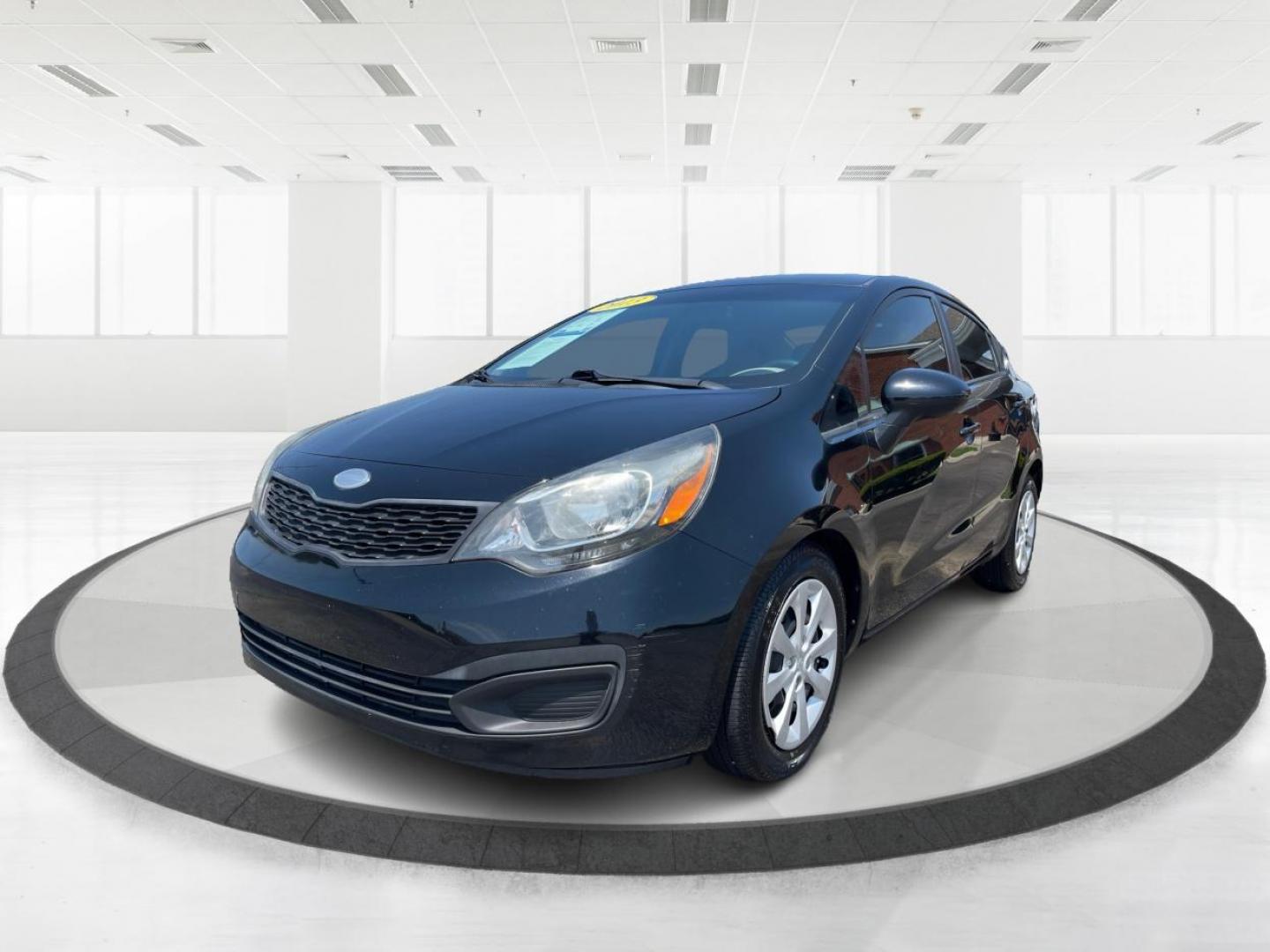 2013 Aurora Black Pearl Kia Rio (KNADM4A32D6) with an 1.6L L4 DOHC 16V engine, located at 1099 N County Rd 25A , Troy, OH, 45373, (937) 908-9800, 40.057079, -84.212883 - Photo#7