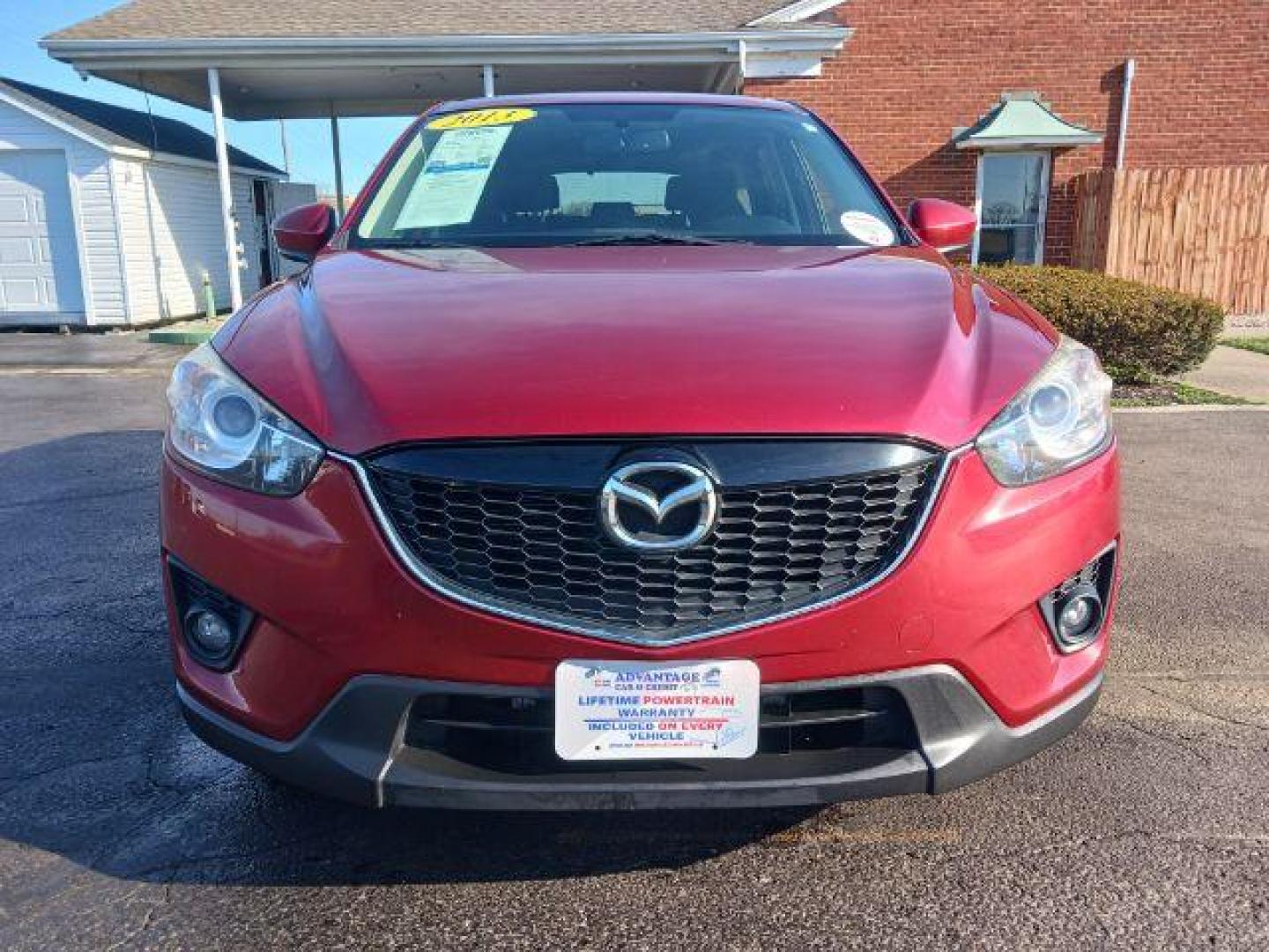 2013 Red Mazda CX-5 Touring AWD (JM3KE4CE4D0) with an 2.0L L4 DOHC 16V engine, 6-Speed Automatic transmission, located at 401 Woodman Dr, Riverside, OH, 45431, (937) 908-9800, 39.760899, -84.123421 - Photo#1