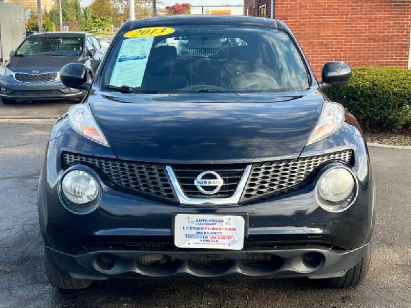 2013 Sapphire Black Nissan Juke S AWD (JN8AF5MV2DT) with an 1.6L L4 DOHC 16V engine, Continuously Variable Transmission transmission, located at 1099 N County Rd 25A , Troy, OH, 45373, (937) 908-9800, 40.057079, -84.212883 - Photo#1