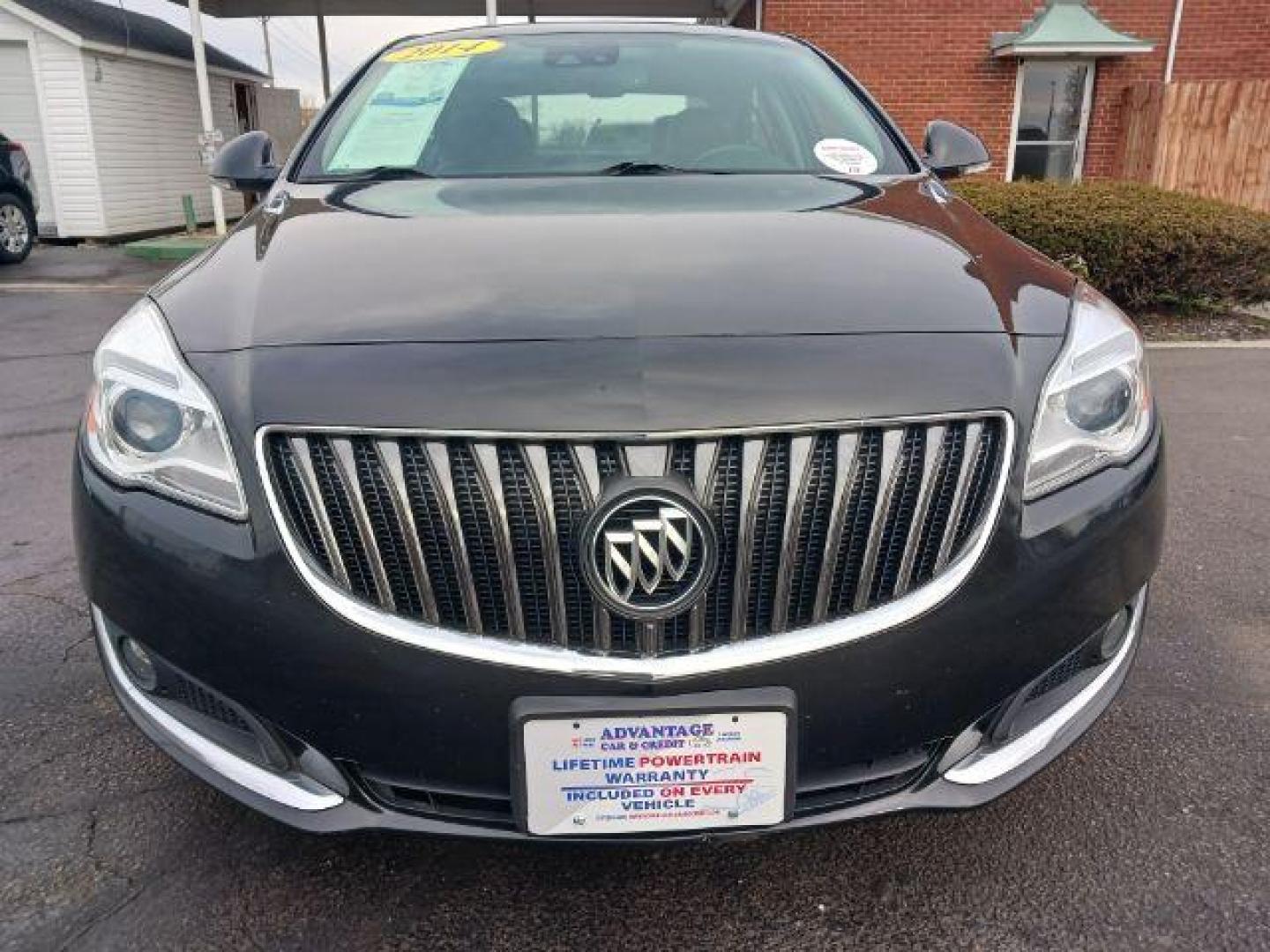 2014 Black Onyx Buick Regal Premium 2 (2G4GR5GX3E9) with an 2.0L L4 DOHC 16V TURBO engine, 6-Speed Automatic transmission, located at 1184 Kauffman Ave, Fairborn, OH, 45324, (937) 908-9800, 39.807072, -84.030914 - Photo#1