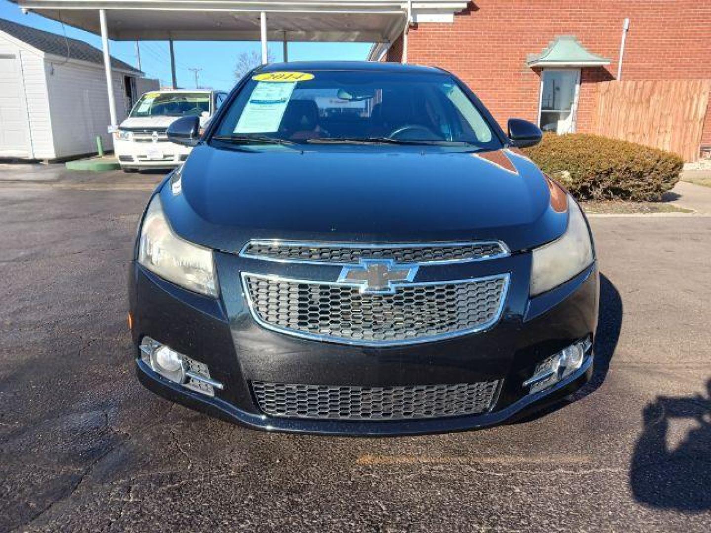 2014 Black Granite Metallic Chevrolet Cruze 2LT Auto (1G1PE5SB8E7) with an 1.4L L4 DOHC 16V TURBO engine, 6-Speed Automatic transmission, located at 1230 East Main St, Xenia, OH, 45385, (937) 908-9800, 39.688026, -83.910172 - Photo#1