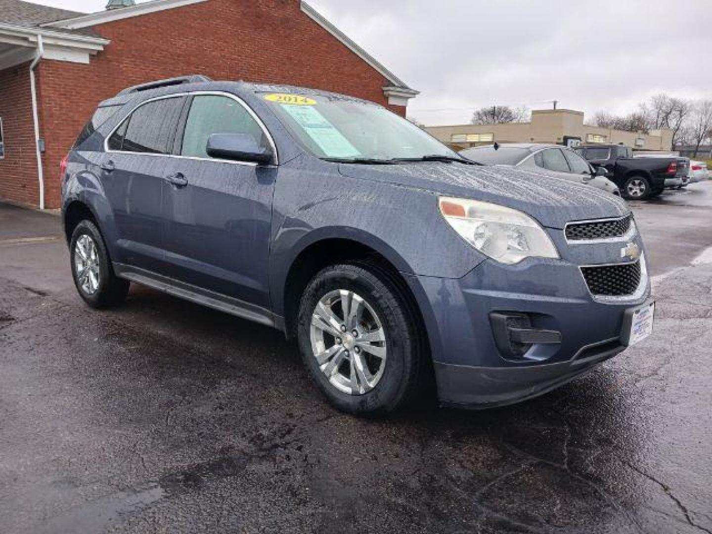 2014 Atlantis Blue Metallic Chevrolet Equinox 1LT 2WD (2GNALBEK2E6) with an 2.4L L4 DOHC 16V FFV engine, 6-Speed Automatic transmission, located at 1184 Kauffman Ave, Fairborn, OH, 45324, (937) 908-9800, 39.807072, -84.030914 - Photo#0