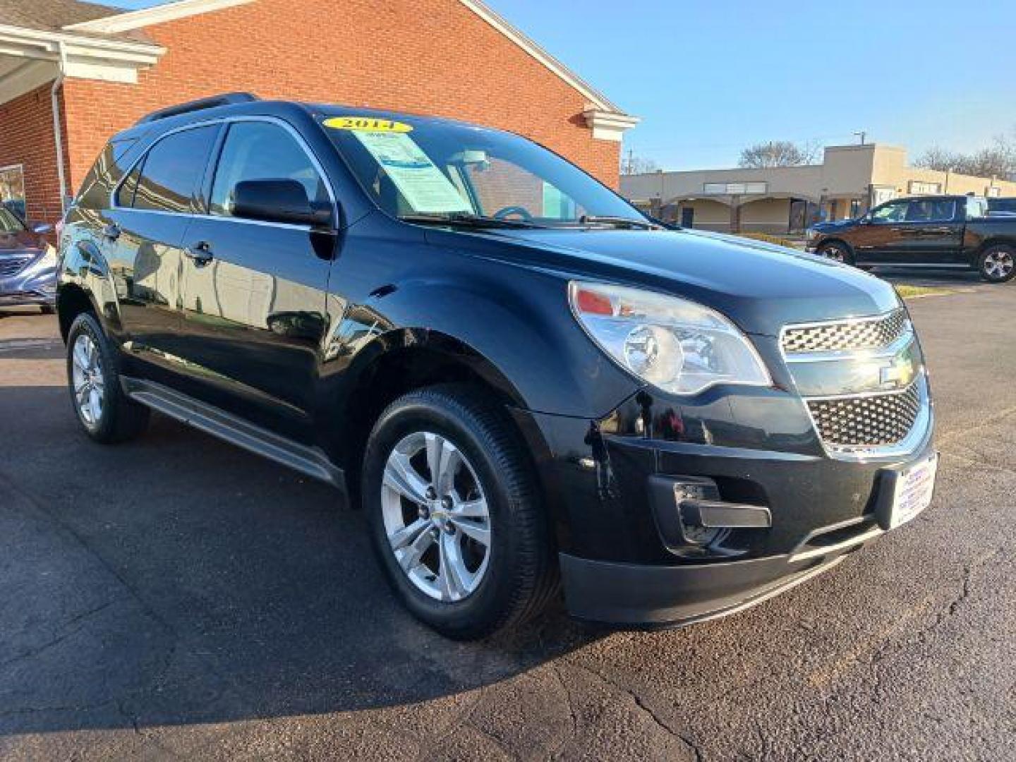 2014 Black Chevrolet Equinox 1LT 2WD (2GNALBEK1E6) with an 2.4L L4 DOHC 16V FFV engine, 6-Speed Automatic transmission, located at 4508 South Dixie Dr, Moraine, OH, 45439, (937) 908-9800, 39.689976, -84.218452 - Photo#0