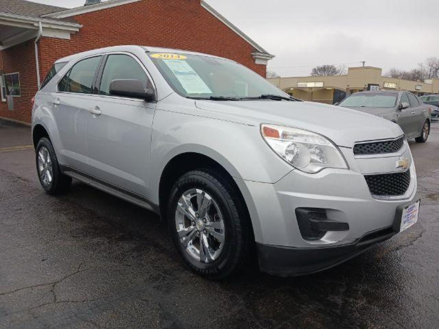 2014 Silver Ice Metallic Chevrolet Equinox LS 2WD (2GNALAEKXE6) with an 2.4L L4 DOHC 16V FFV engine, 6-Speed Automatic transmission, located at 1951 S Dayton Lakeview Rd., New Carlisle, OH, 45344, (937) 908-9800, 39.890999, -84.050255 - Photo#0