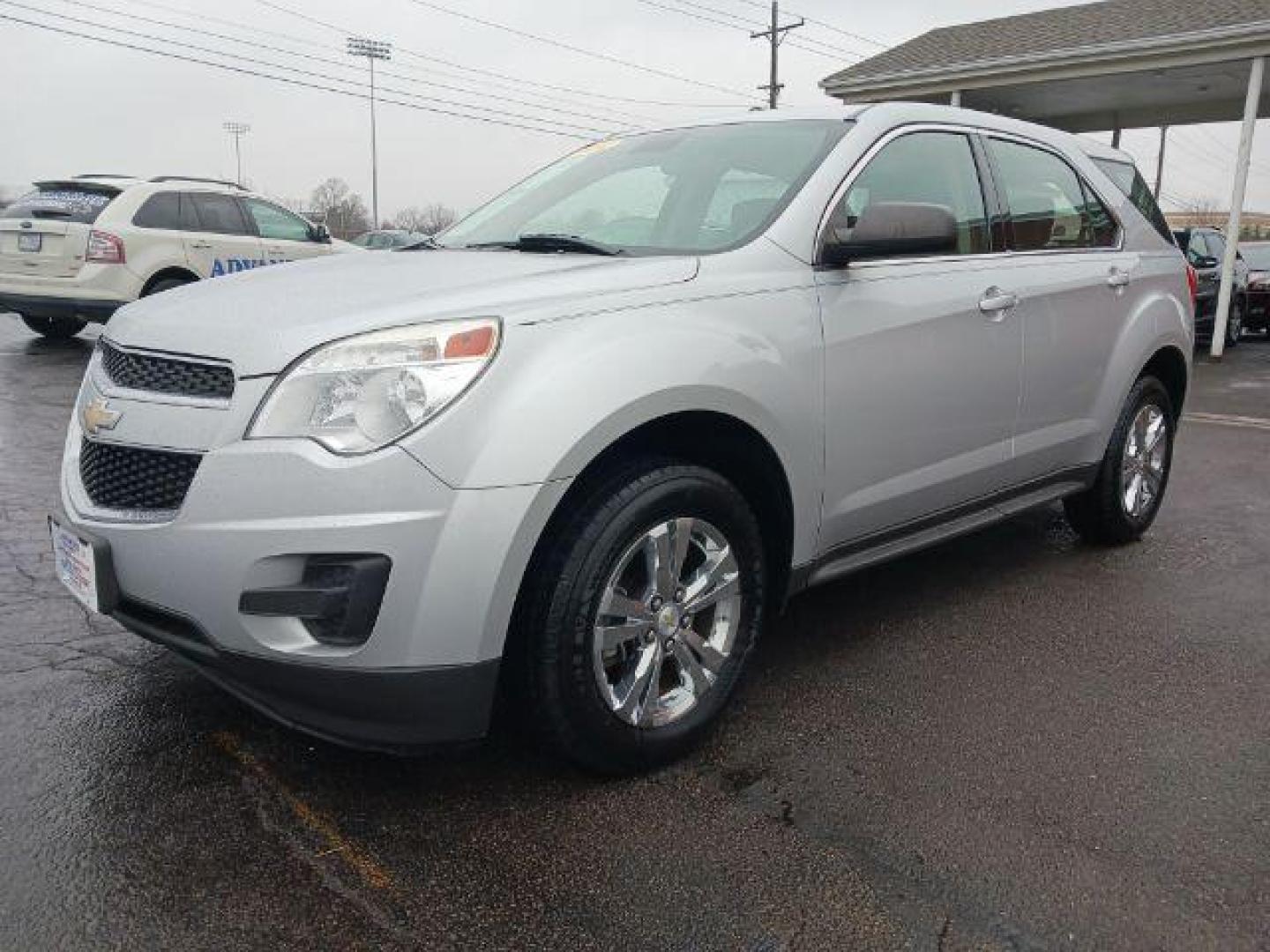 2014 Silver Ice Metallic Chevrolet Equinox LS 2WD (2GNALAEKXE6) with an 2.4L L4 DOHC 16V FFV engine, 6-Speed Automatic transmission, located at 1951 S Dayton Lakeview Rd., New Carlisle, OH, 45344, (937) 908-9800, 39.890999, -84.050255 - Photo#2