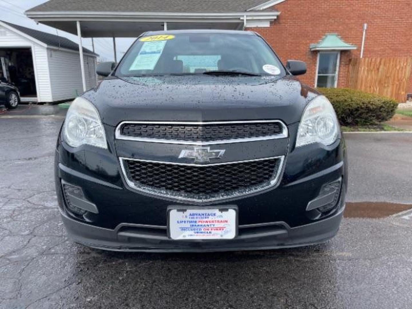 2014 Black Chevrolet Equinox LS 2WD (2GNALAEK3E1) with an 2.4L L4 DOHC 16V FFV engine, 6-Speed Automatic transmission, located at 880 E. National Road, Vandalia, OH, 45377, (937) 908-9800, 39.891918, -84.183594 - Photo#2