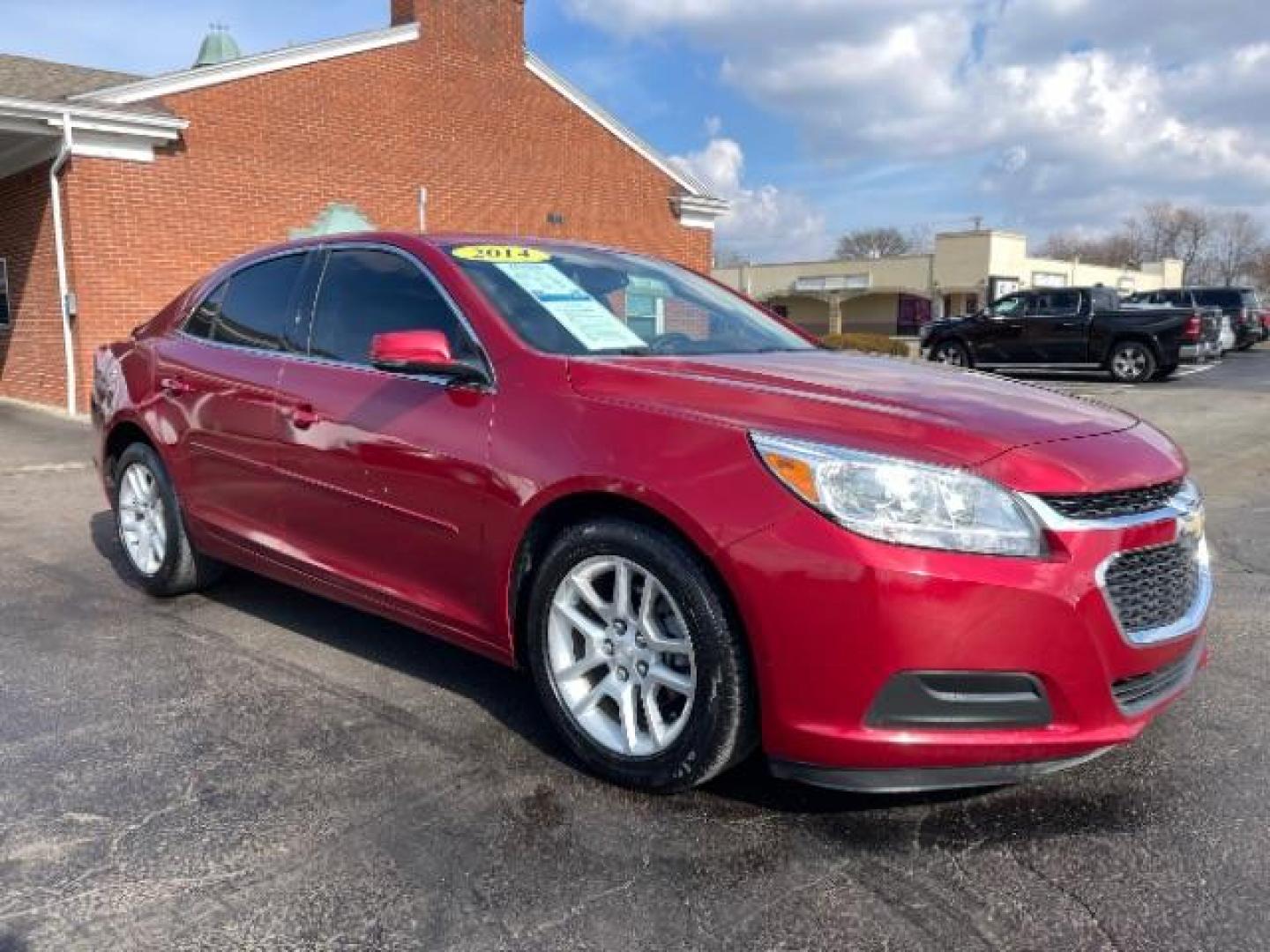 2014 Butte Red Metallic Chevrolet Malibu 1LT (1G11C5SL7EF) with an 2.5L L4 DOHC 16V engine, 6-Speed Automatic transmission, located at 401 Woodman Dr, Riverside, OH, 45431, (937) 908-9800, 39.760899, -84.123421 - Photo#0