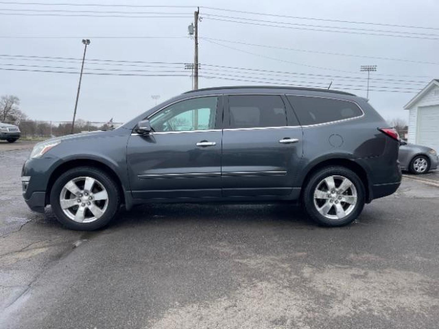 2014 Cyber Gray Metallic Chevrolet Traverse LTZ AWD (1GNKVJKD8EJ) with an 3.6L V6 DOHC 24V engine, 6-Speed Automatic transmission, located at 401 Woodman Dr, Riverside, OH, 45431, (937) 908-9800, 39.760899, -84.123421 - Photo#4