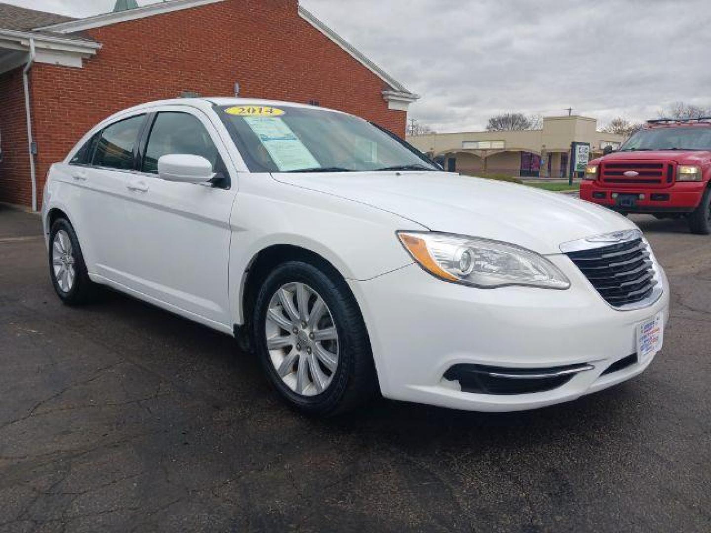 2014 Bright White Clearcoat Chrysler 200 Touring (1C3CCBBG1EN) with an 3.6L V6 DOHC 24V FFV engine, 6-Speed Automatic transmission, located at 1951 S Dayton Lakeview Rd., New Carlisle, OH, 45344, (937) 908-9800, 39.890999, -84.050255 - Photo#0