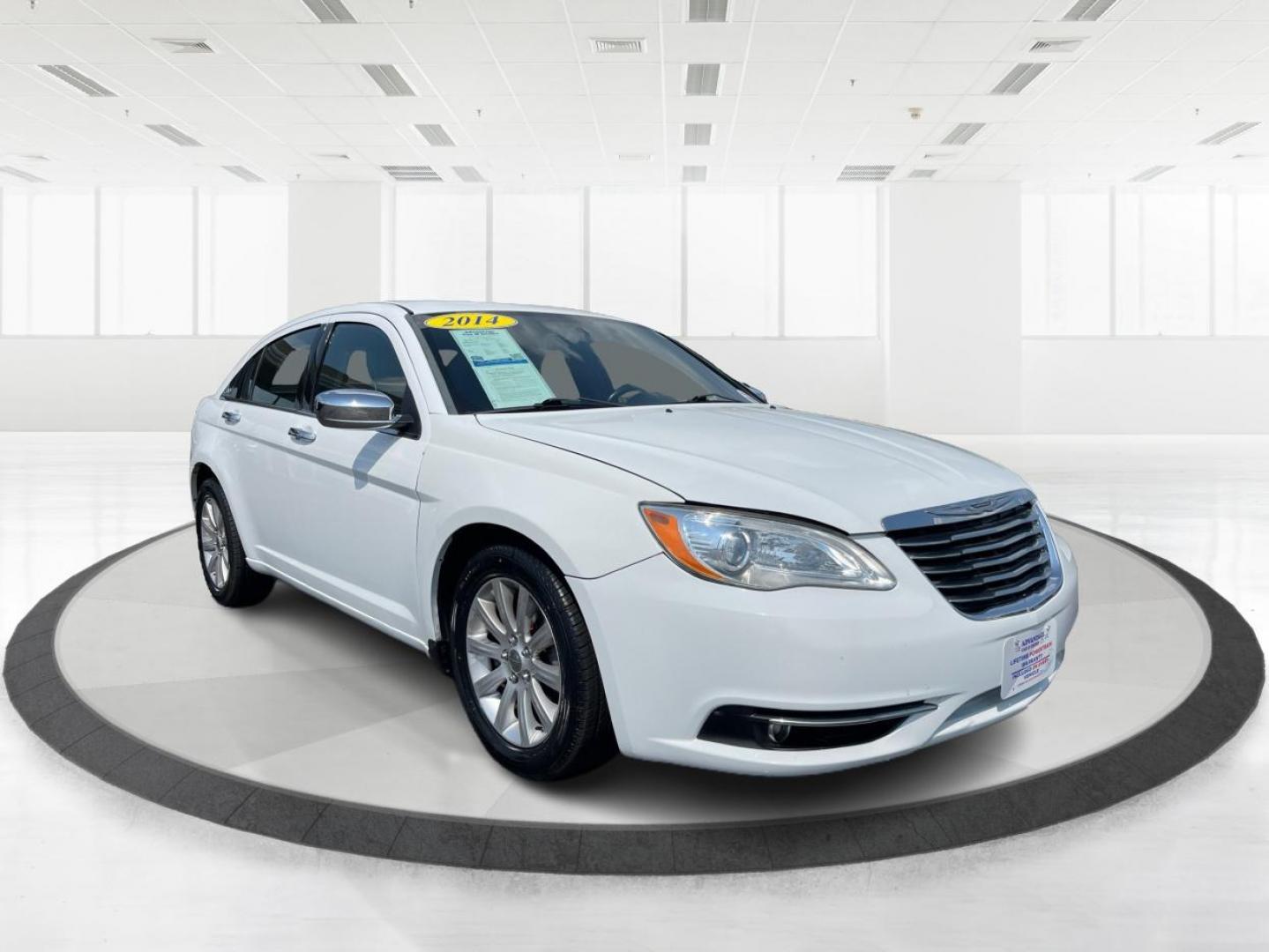 2014 Bright White Clearcoat Chrysler 200 (1C3CCBCG3EN) with an 3.6L V6 DOHC 24V FFV engine, 6-Speed Automatic transmission, located at 401 Woodman Dr, Riverside, OH, 45431, (937) 908-9800, 39.760899, -84.123421 - Photo#0