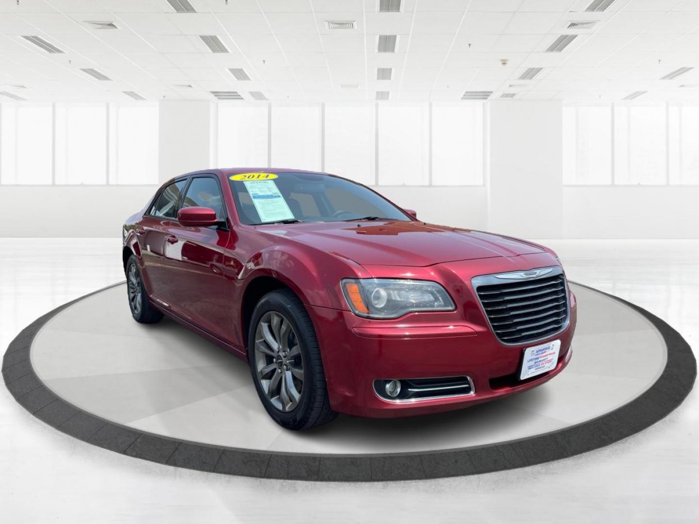 2014 Dp Cherry Red Crystal PC Chrysler 300 (2C3CCAGG9EH) with an 3.6L V6 DOHC 24V engine, 8-Speed Automatic transmission, located at 880 E. National Road, Vandalia, OH, 45377, (937) 908-9800, 39.891918, -84.183594 - Photo#0