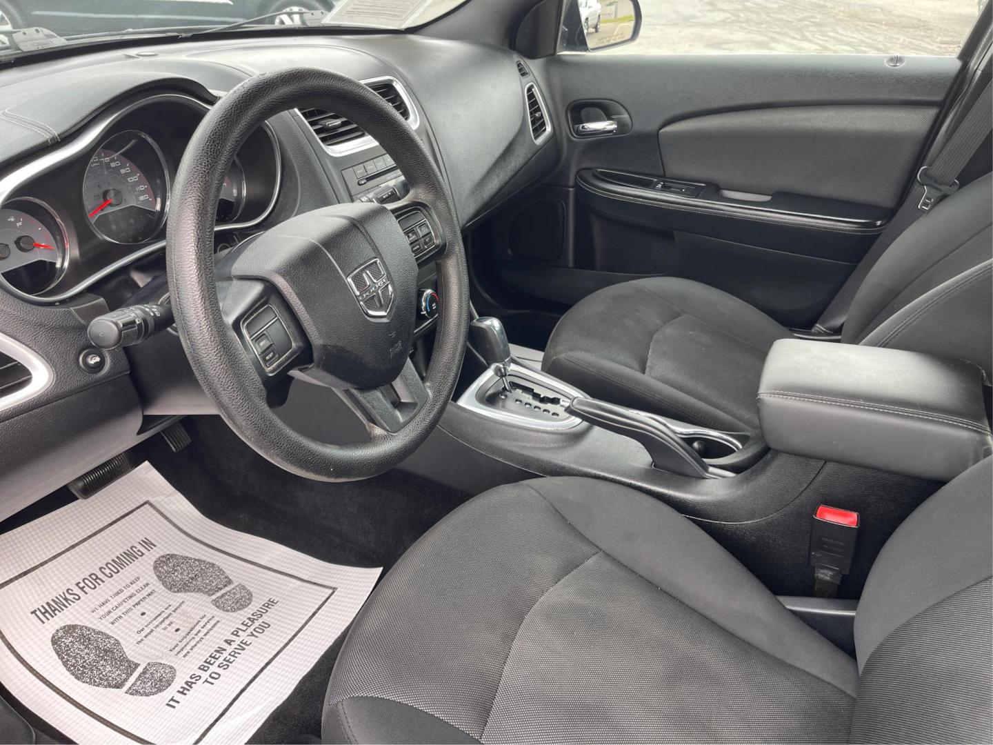 2014 Black Clearcoat Dodge Avenger SE (1C3CDZAB9EN) with an 2.4L L4 DOHC 16V engine, 4-Speed Automatic transmission, located at 1099 N County Rd 25A , Troy, OH, 45373, (937) 908-9800, 40.057079, -84.212883 - Photo#8