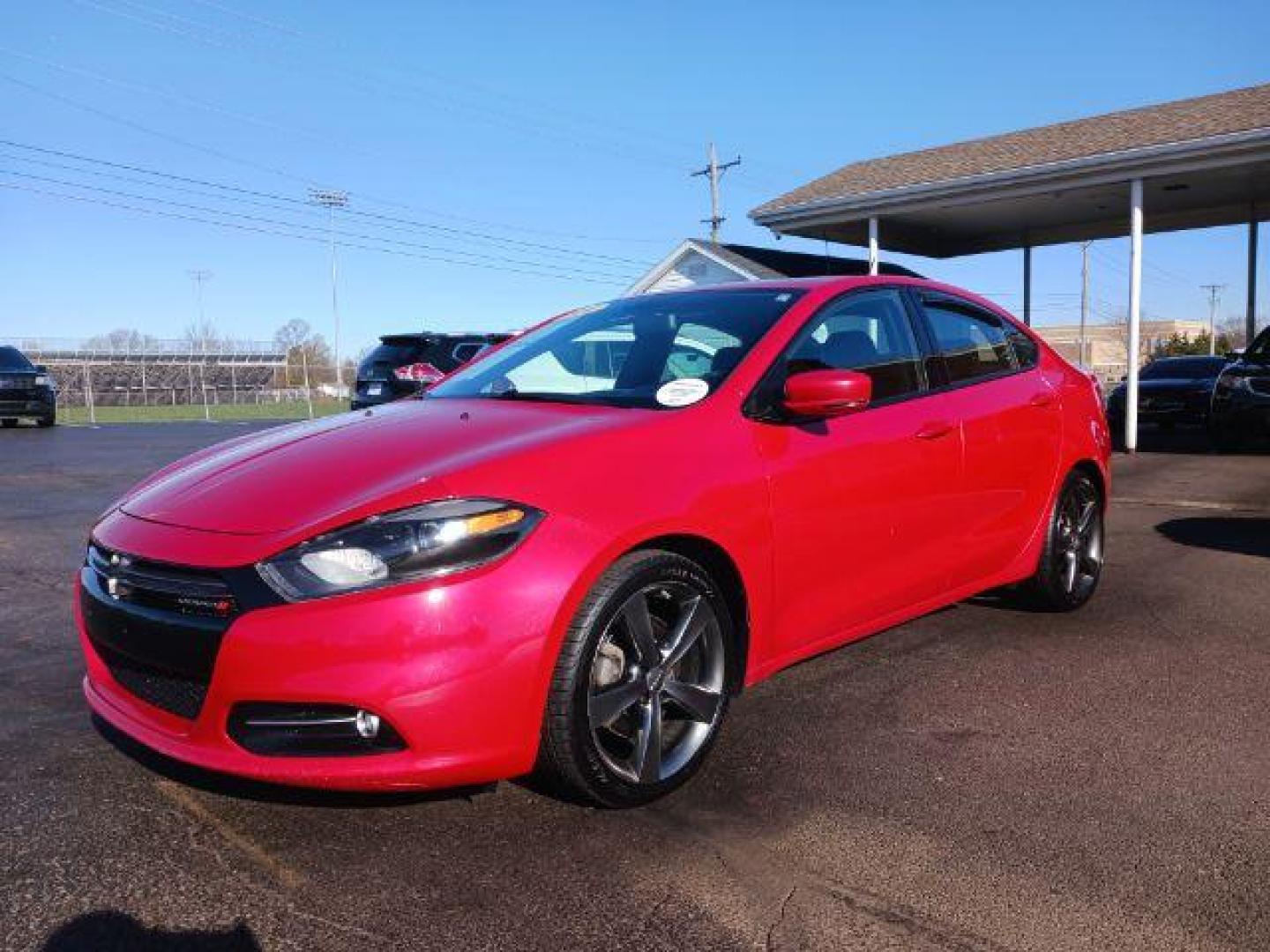 2014 Redline 2 Coat Pearl Dodge Dart GT (1C3CDFEB6ED) with an 2.4L L4 DOHC 16V engine, located at 4508 South Dixie Dr, Moraine, OH, 45439, (937) 908-9800, 39.689976, -84.218452 - Photo#2