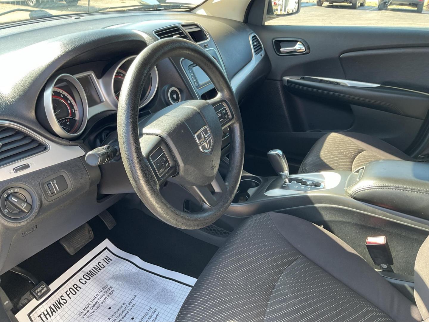 2014 Pearl White Tri-Coat Dodge Journey SXT (3C4PDCBG0ET) with an 3.6L V6 DOHC 24V engine, 6-Speed Automatic transmission, located at 8750 N County Rd 25A, Piqua, OH, 45356, (937) 908-9800, 40.164391, -84.232513 - Photo#8