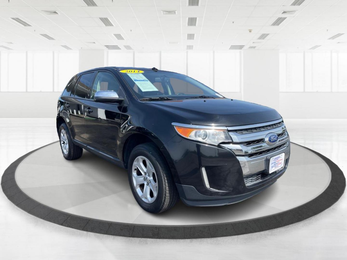 2014 Tuxedo Black Metallic Ford Edge SEL AWD (2FMDK4JC6EB) with an 3.5L V6 DOHC 24V engine, 6-Speed Automatic transmission, located at 4508 South Dixie Dr, Moraine, OH, 45439, (937) 908-9800, 39.689976, -84.218452 - Photo#0